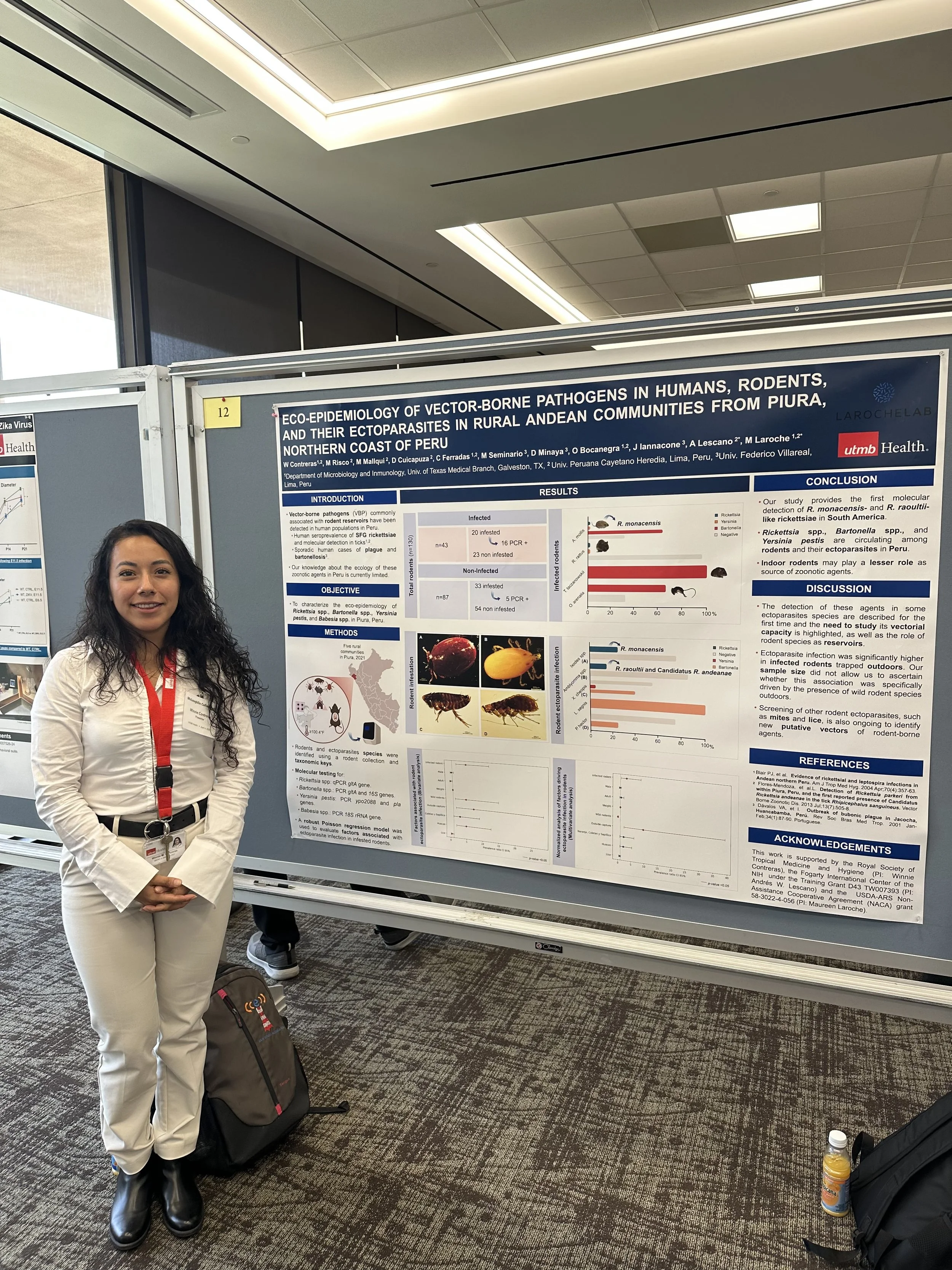 Winnie at the McLaughlin Symposium