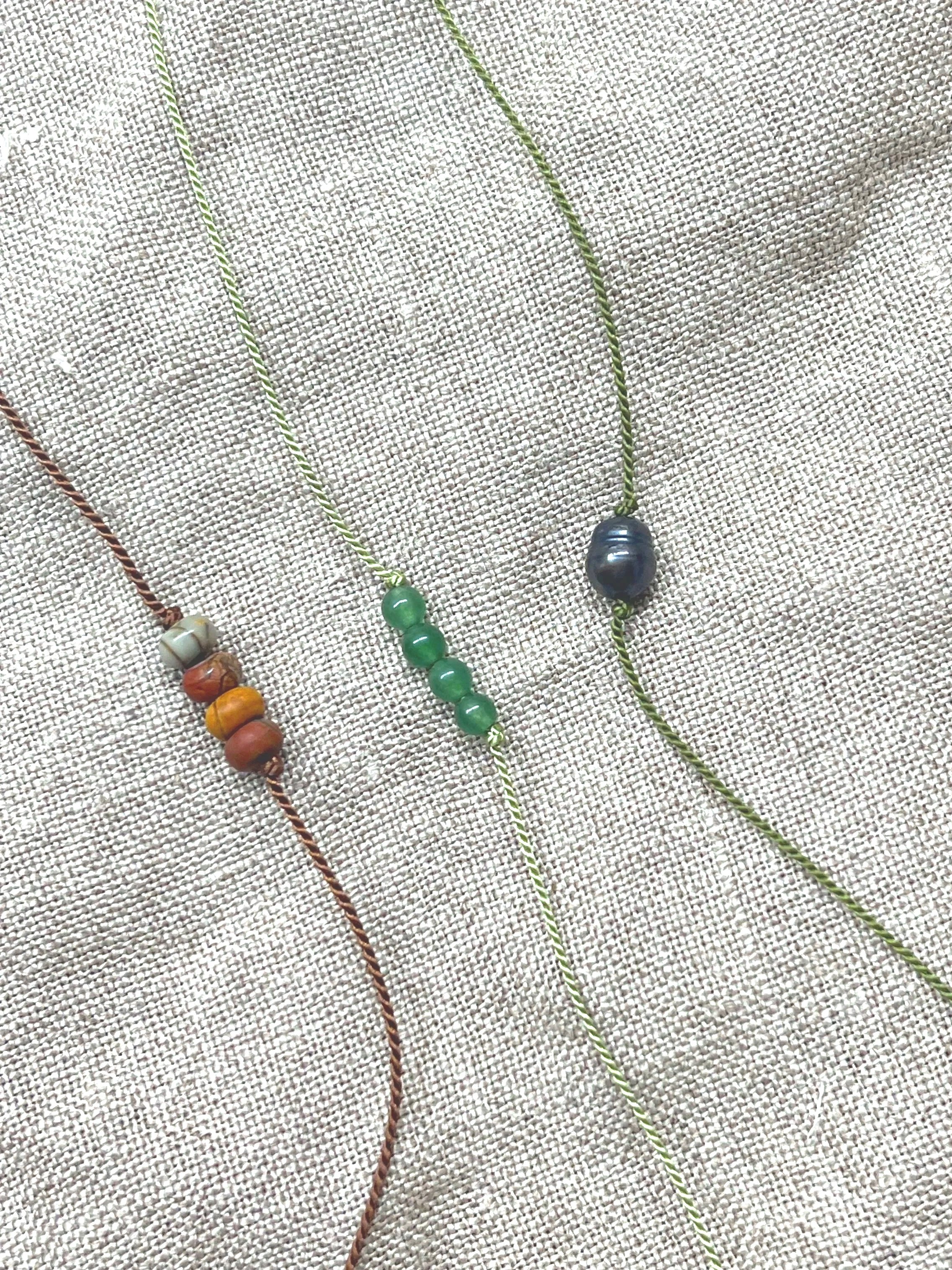 Micro Gem Friendship Bracelet/Anklet