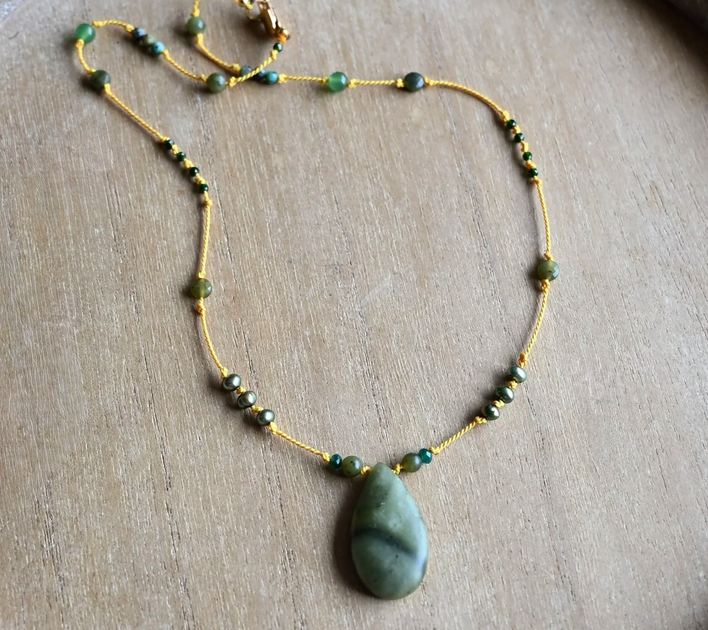 Jade Pendant Necklace