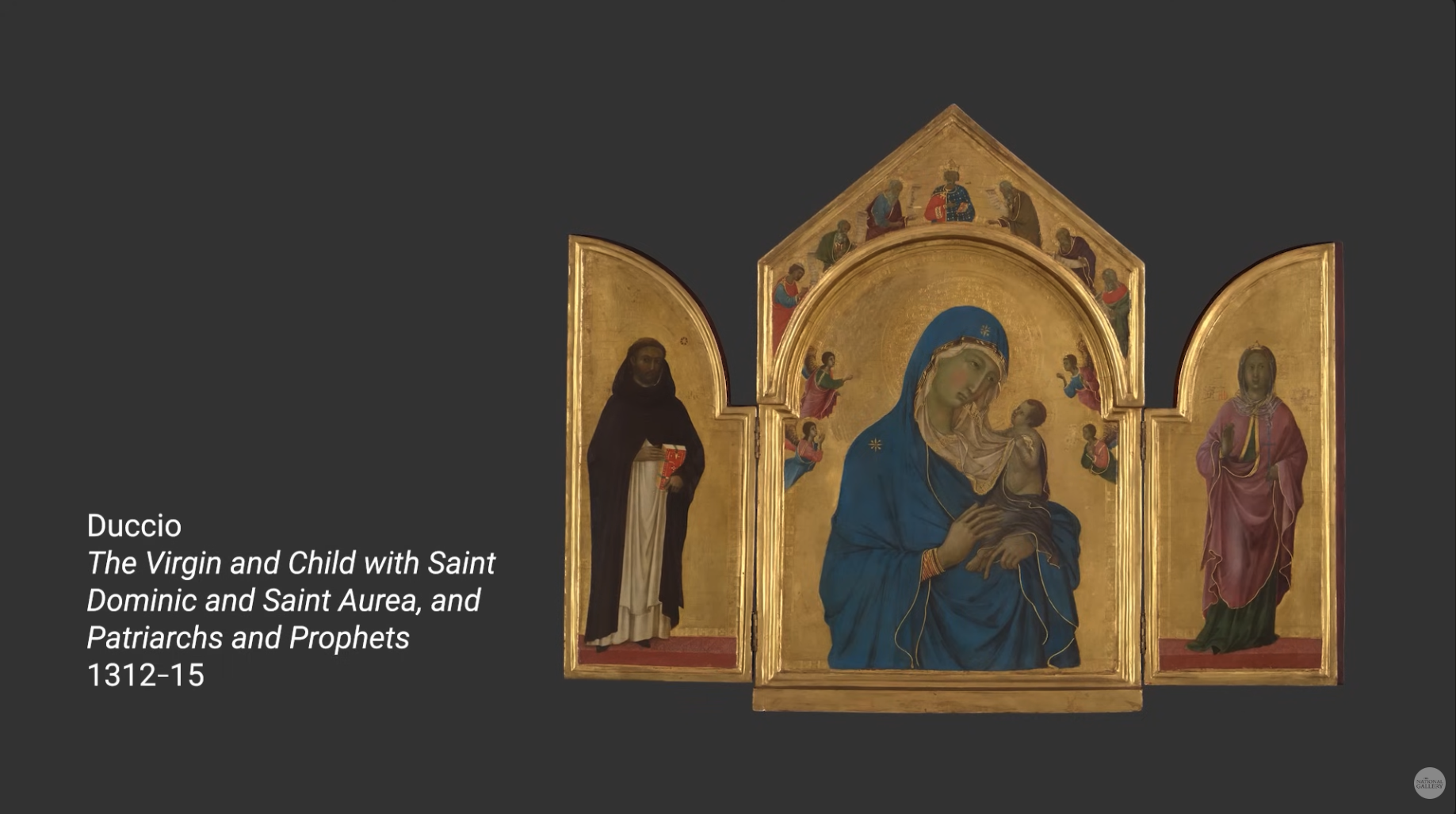 Video recommendation: The story of gold in Duccio's Siena