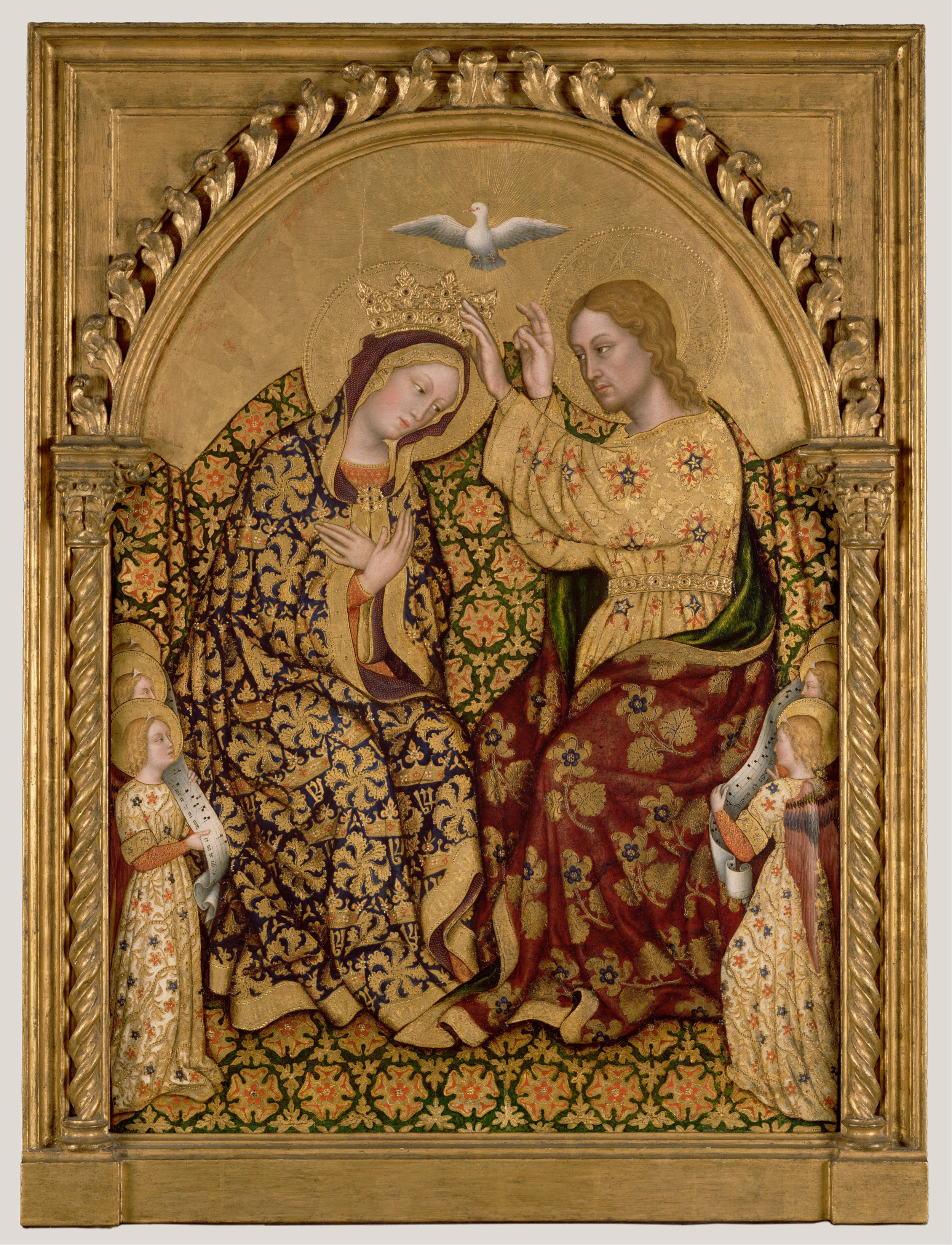  Gentile da Fabriano:  The Coronation of the Virgin , c. 1420, wikimedia commons, Public domain 