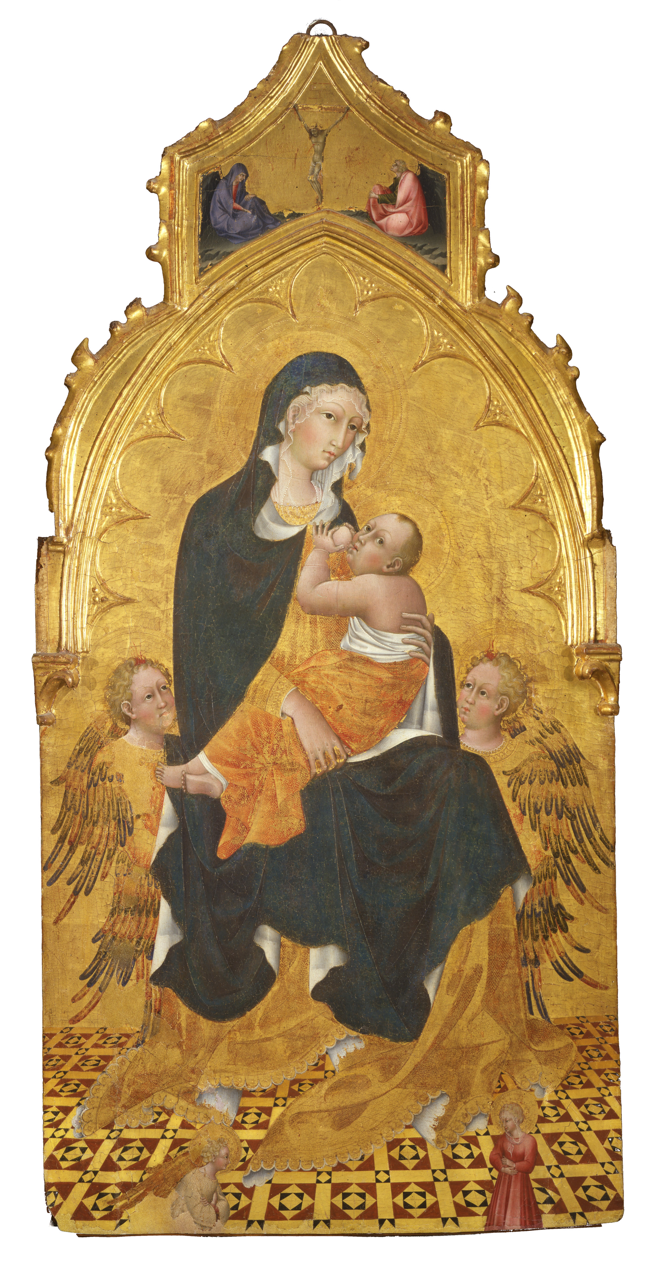 Madonna with Child and Angels; Annunciation, c. 1445-1450