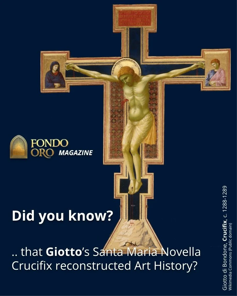 Did you know? The impact of this single panel can hardly be overstated. Giotto's groundbreaking template&mdash;known as the archetype of the Christus patiens (the suffering Christ)&mdash;rapidly spread throughout Tuscany and Central Italy, setting an