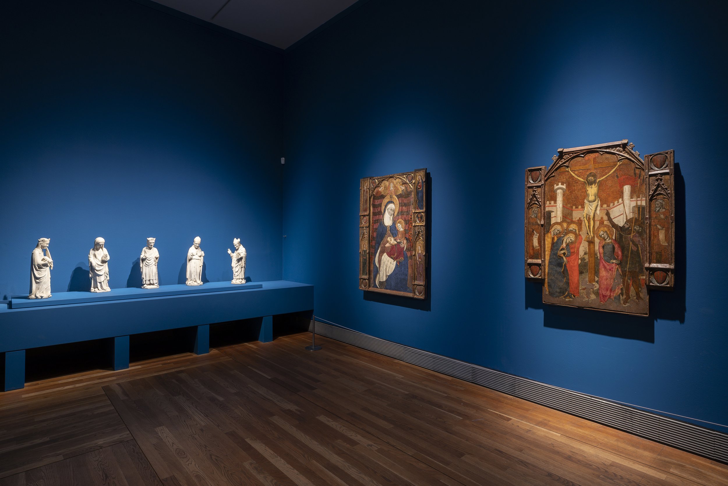 Image of the exhibition galleries “In the Italian manner”