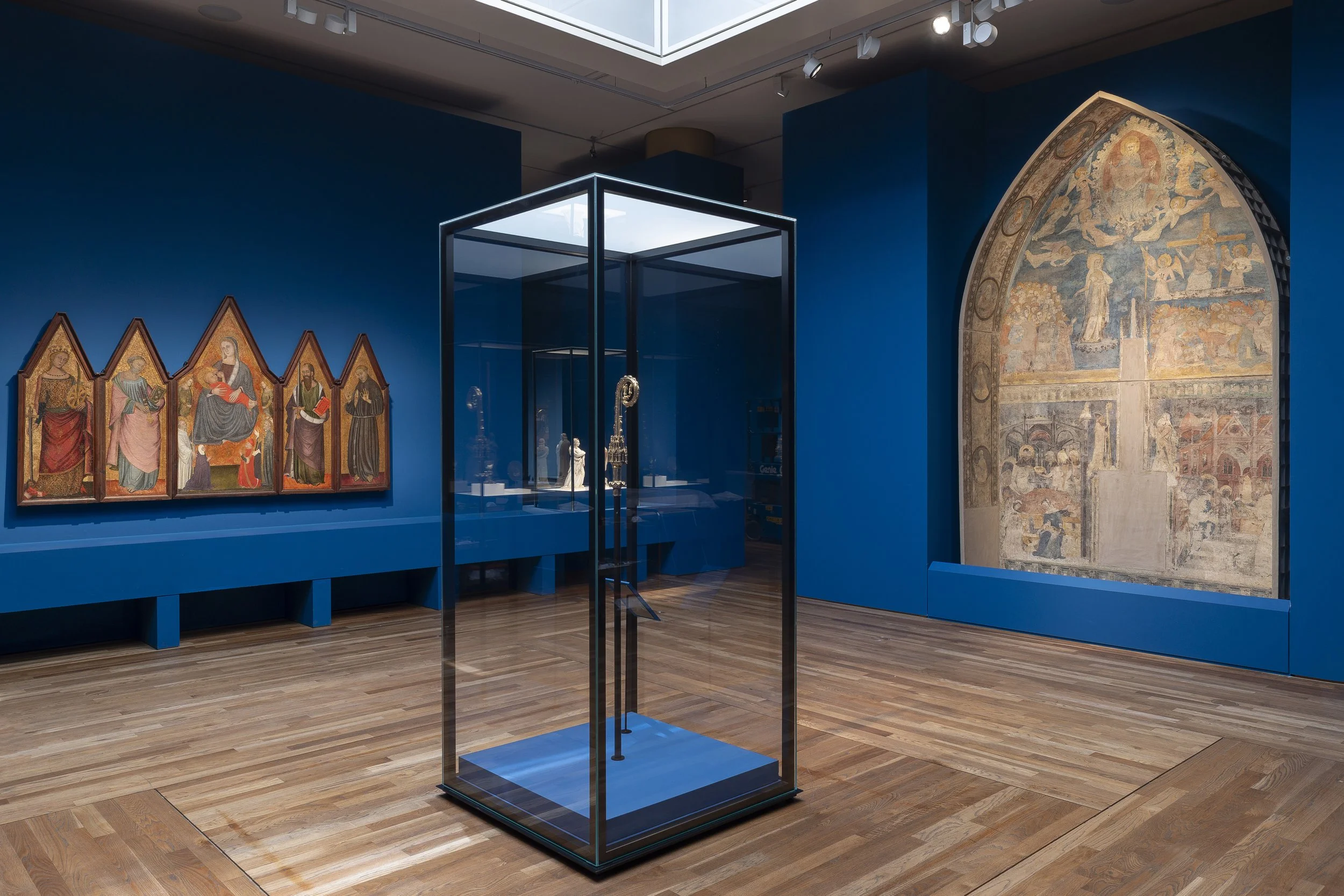 Image of the exhibition galleries “In the Italian manner”
