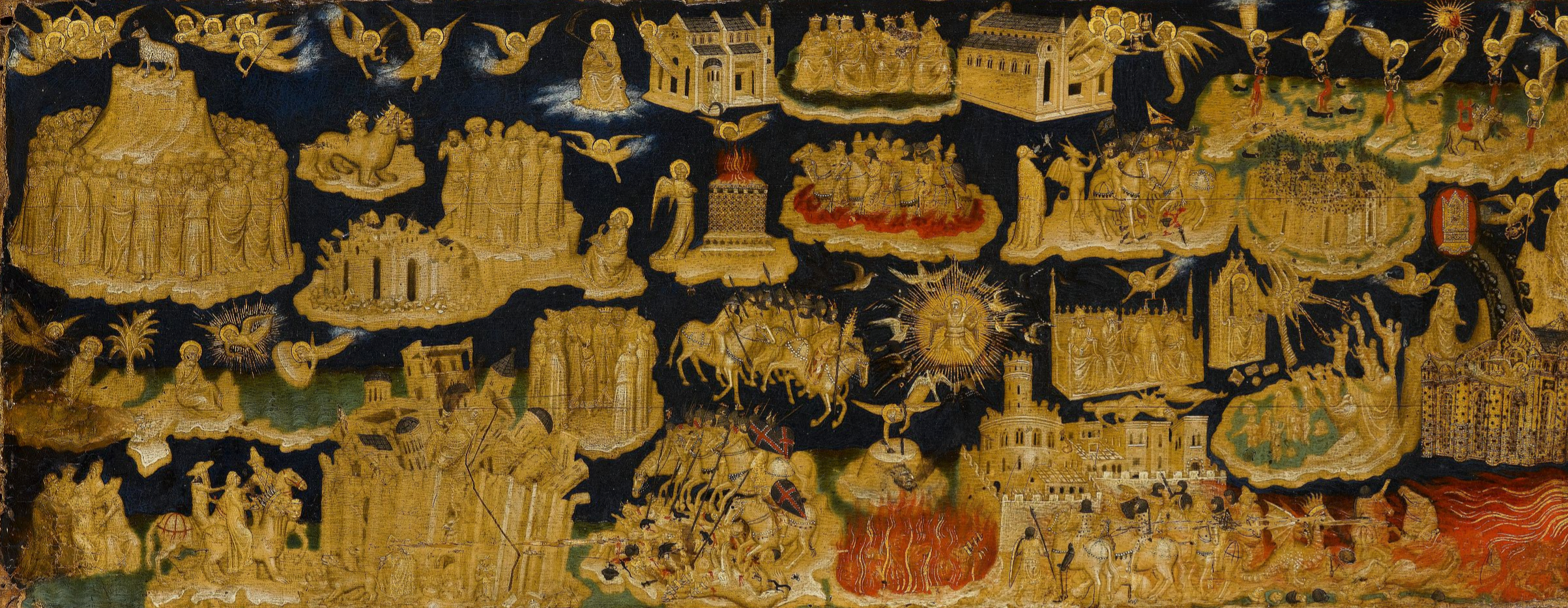 One of the strangest and most inventive works of early Italian panel painting
