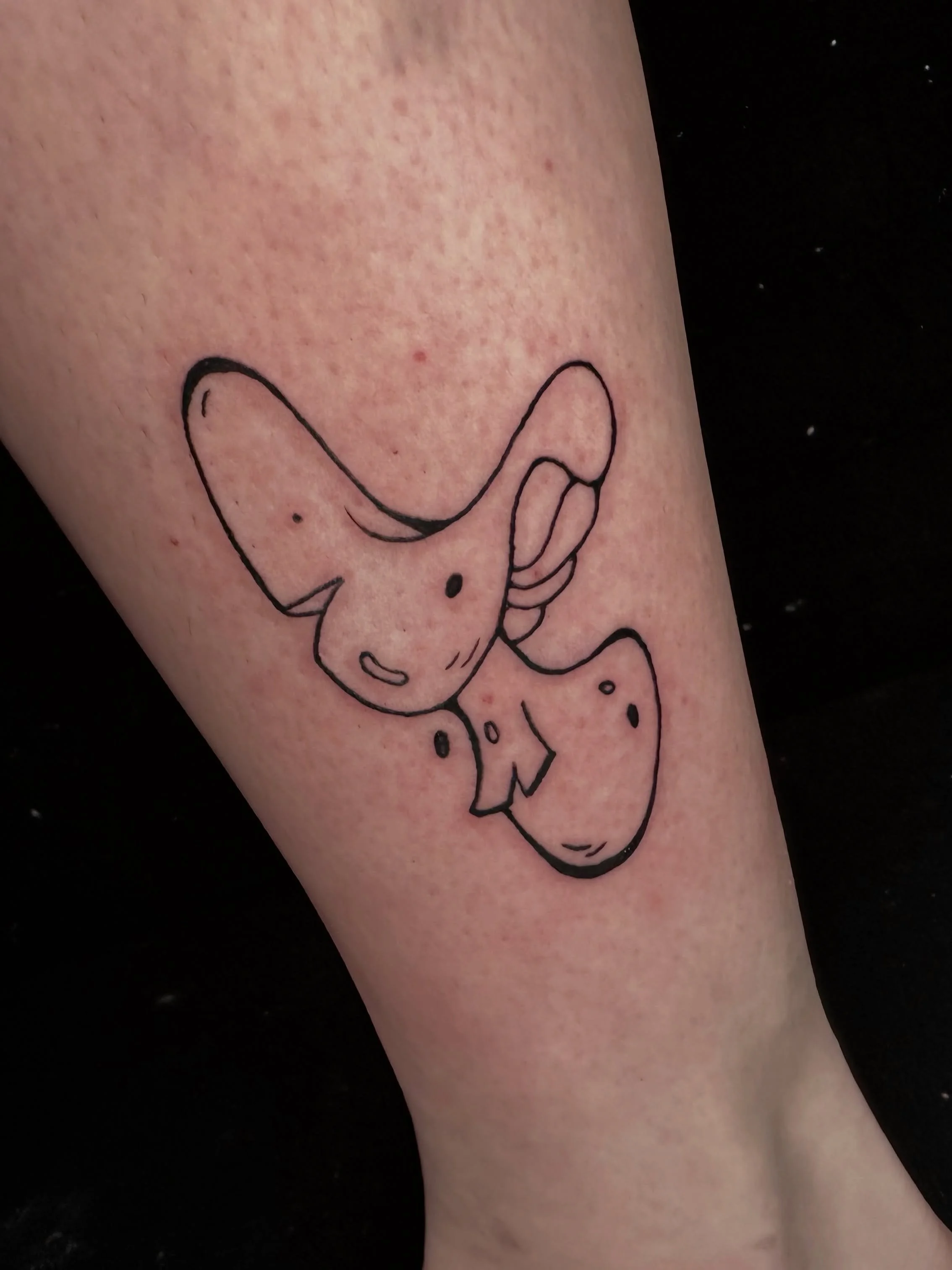 Funky mushroom from my pre-drawn flash book 🍄

Apprentice tattoo #7 is done and finished! This one was super fun to practice different line weights and practicing smoothing curves. Thank you again for your trust Sky!! 

If YOU have been seeing my ta