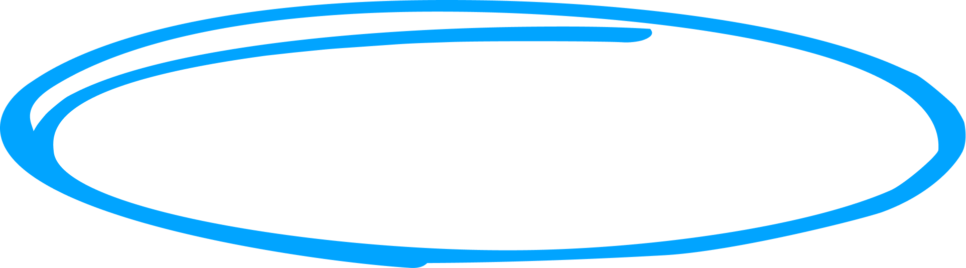 A simple, stylized illustration of a blue elliptical swimming or diving pool with a black interior.