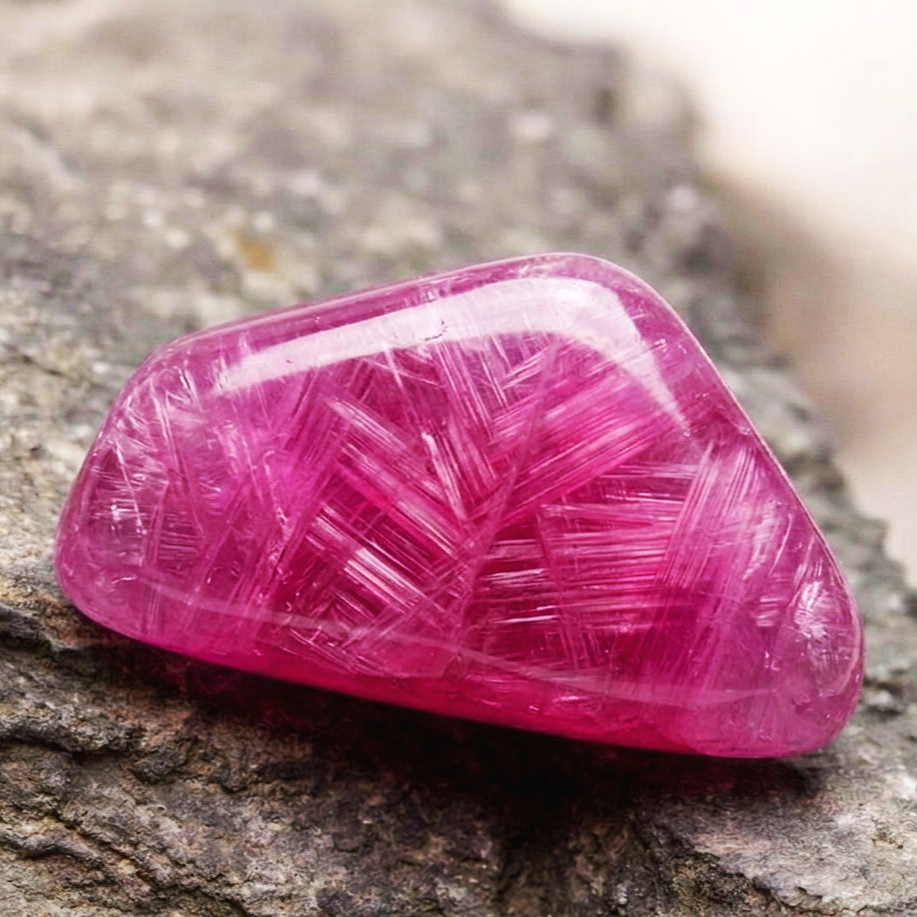 Pink Gel Sugilite Crystal Cabochon