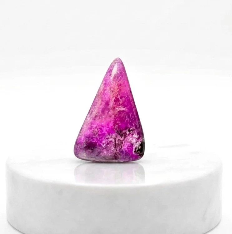 Gel SUGILITE Pendant Natural Cabochon Bead - Gemstone Jewelry Charm