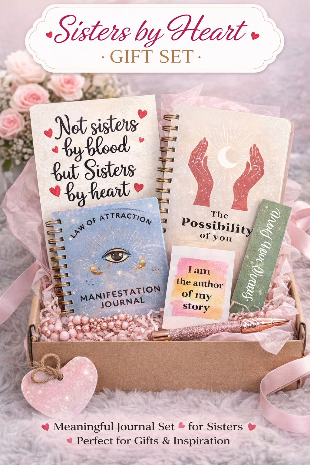Sisters by Heart Gift Set – Inspirational Friendship Bundle