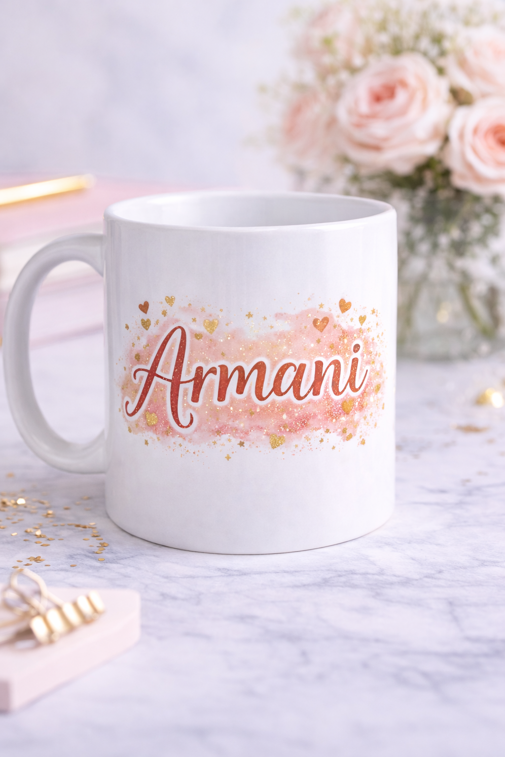 Custom Printed Mugs (Personalized Quote, Melanin & Seasonal Designs)