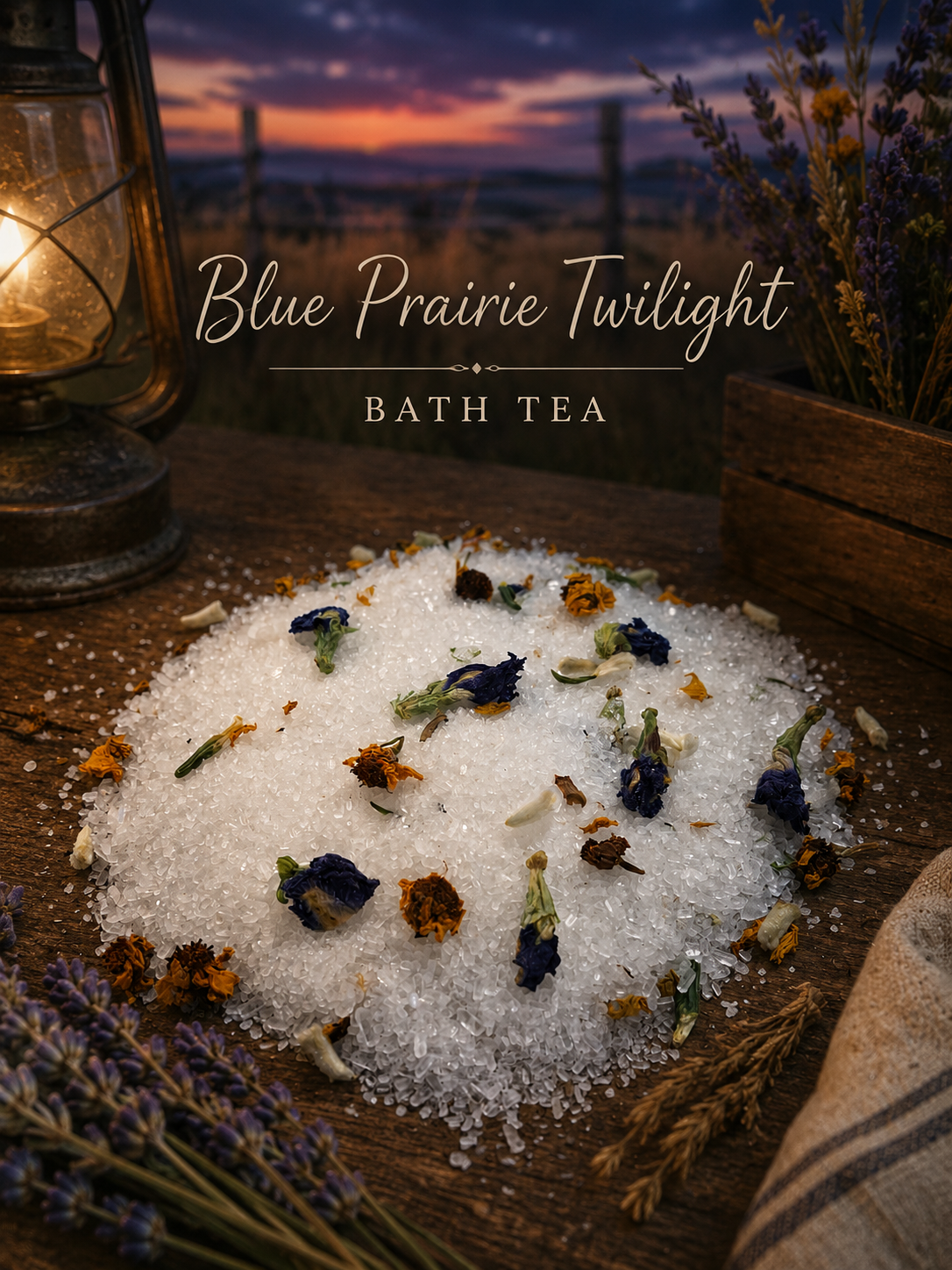Blue Prairie Twilight Bath Tea