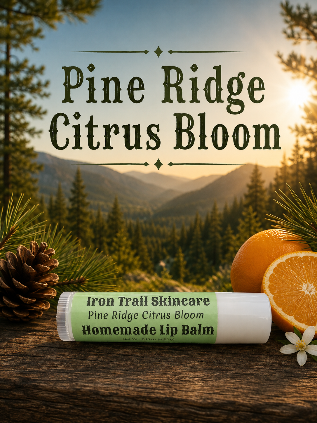 Pine Ridge Citrus Bloom Lip Balm