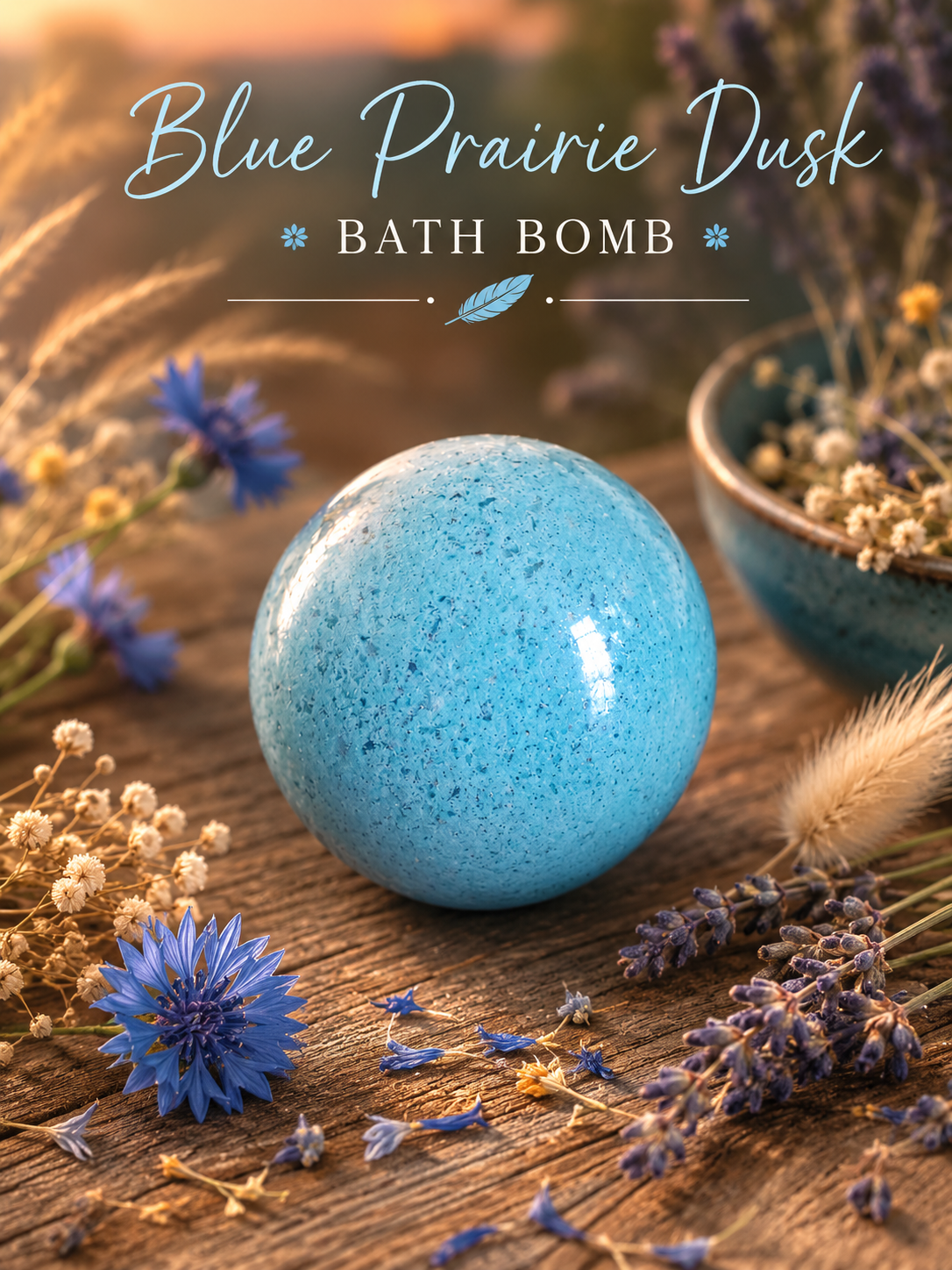 Blue Prairie Dusk Bath Bomb