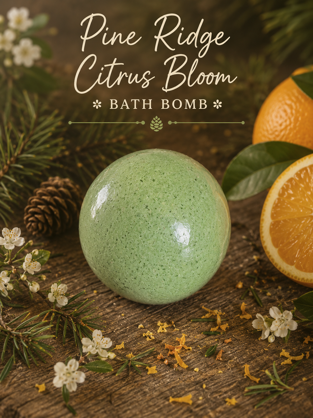 Pine Ridge Citrus Bloom Bath Bomb