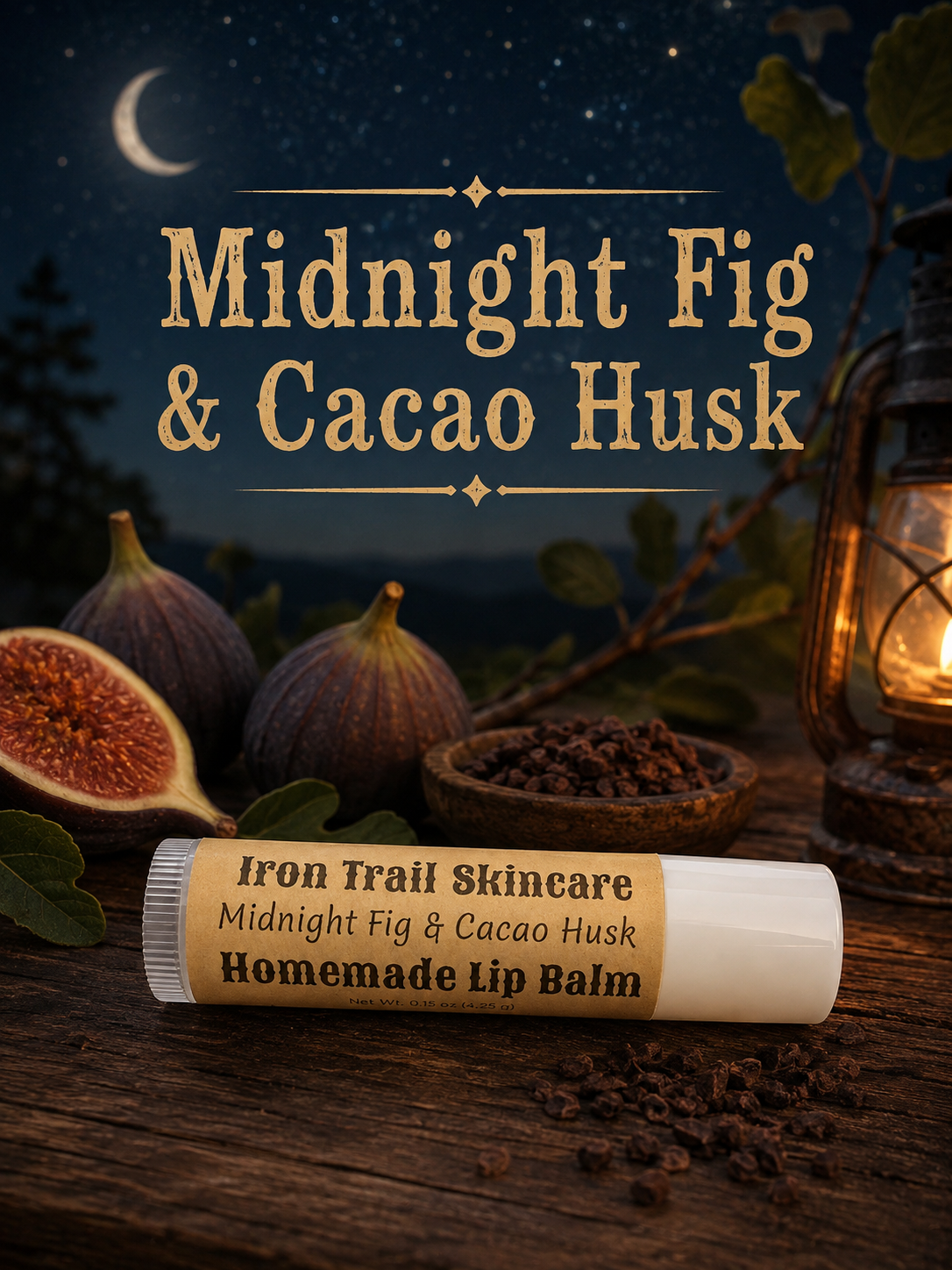 Midnight Fig & Cacao Husk Lip Balm