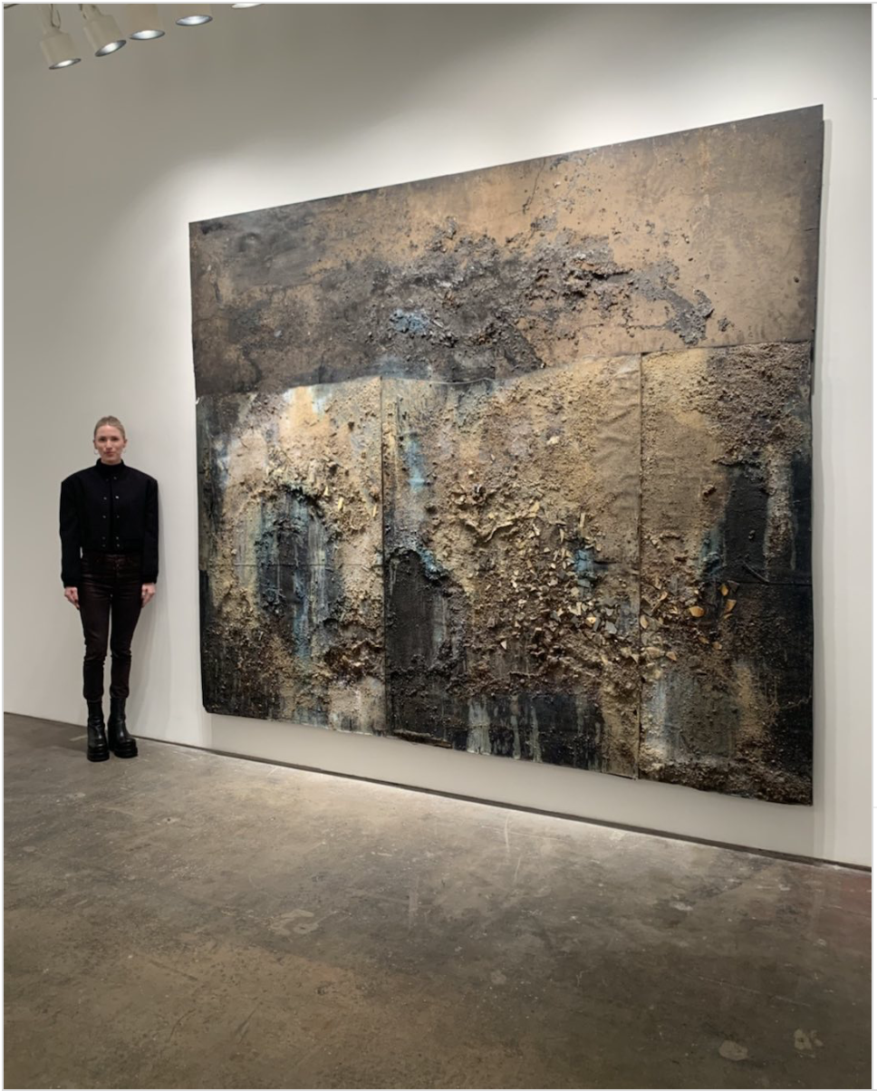 The End of the World As We Know It, 2021,  Mixed media on birch, 100 x 112 inches