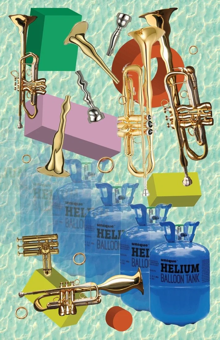 "Bloated Trumpet" poster project
