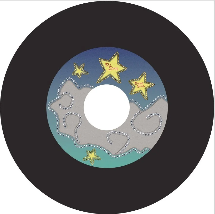 "The Story" album redesign vinyl design