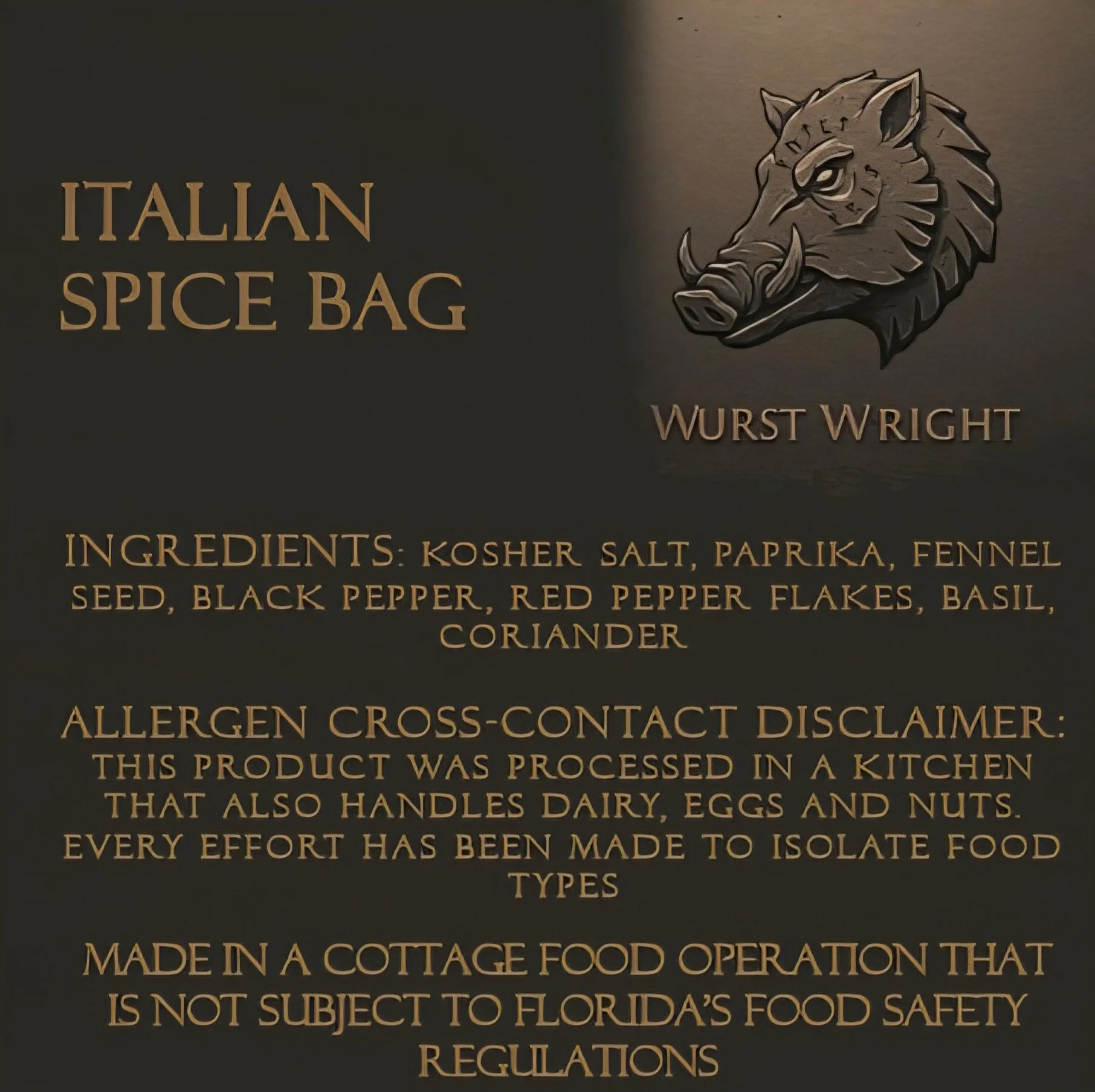 Italian Spice Bag