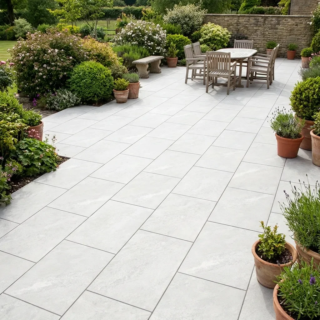 Porcelain patio cleaning in Marlow Buckinghamshire