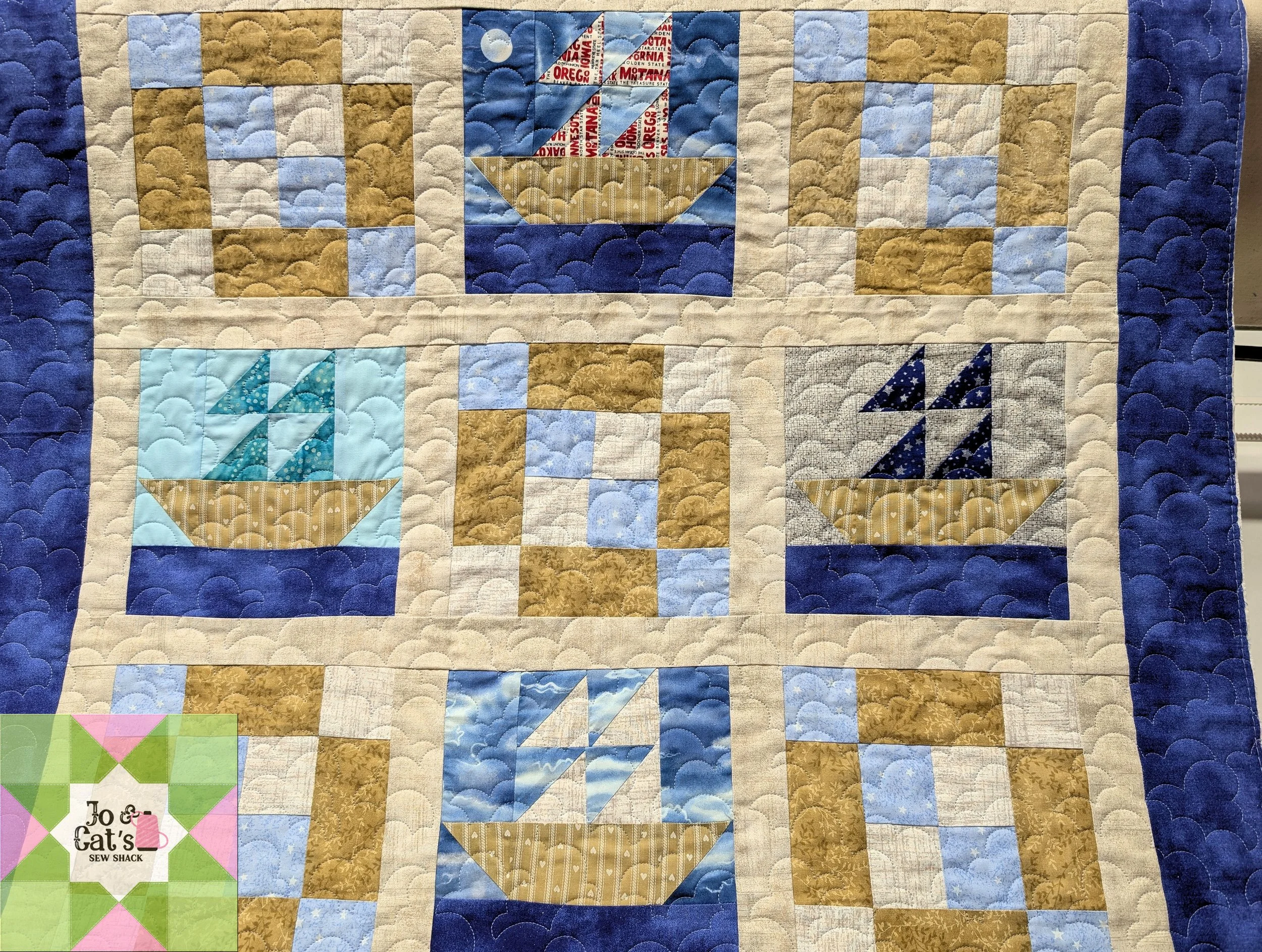 Boats & Frayed 4 Patch