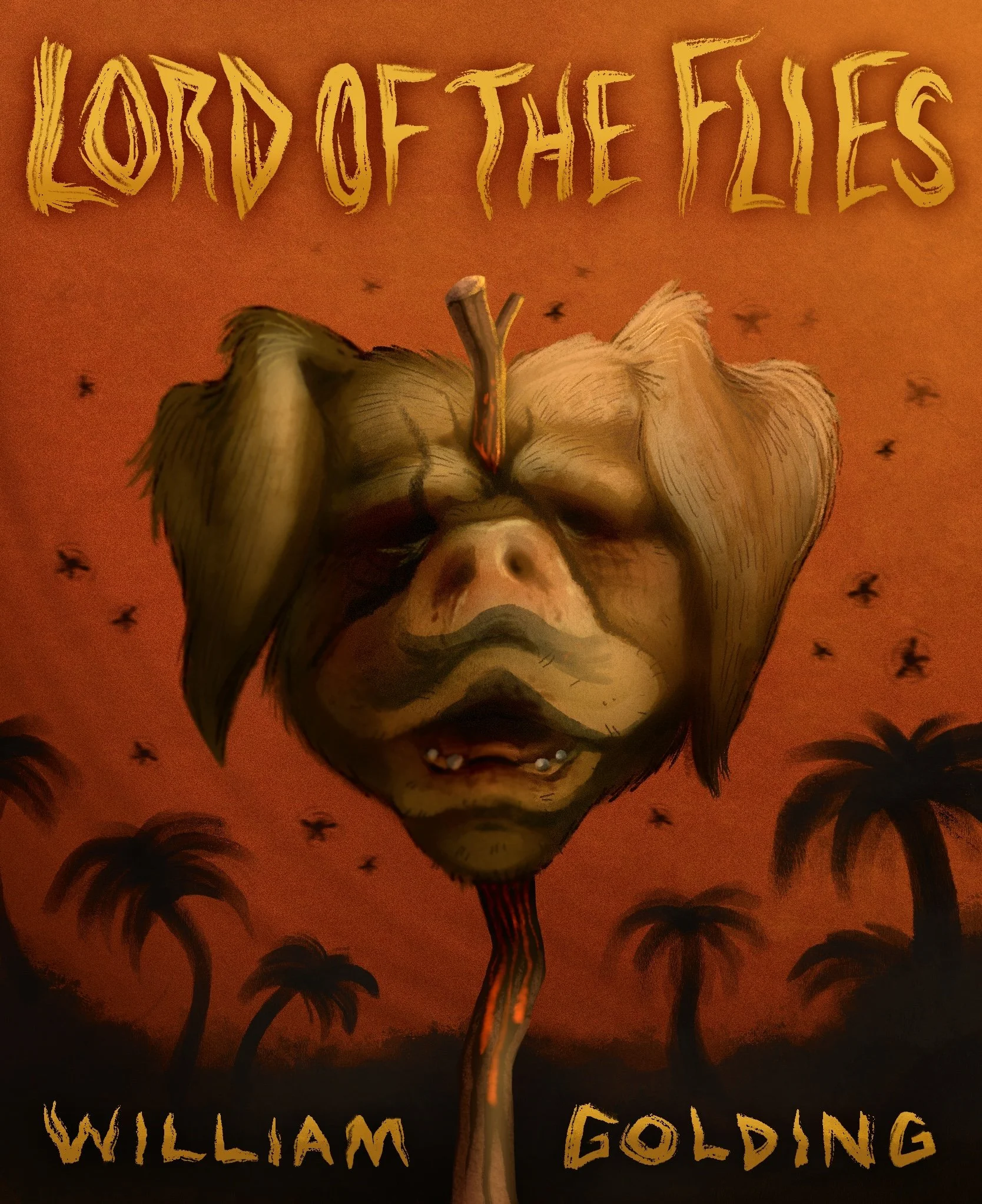 Lord of the Flies (William Golding) - Book Cover Design Concept (2023)