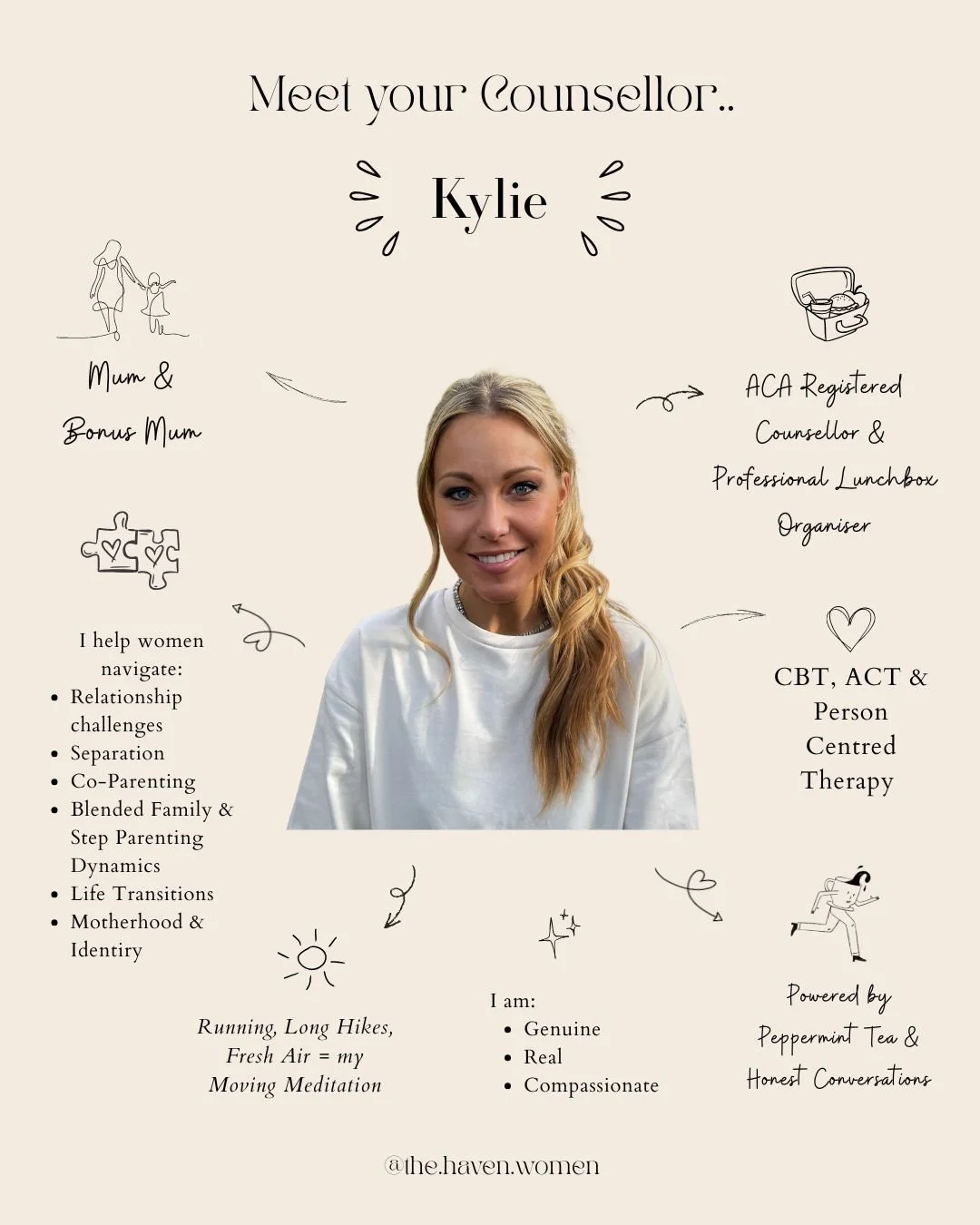 About Your Counsellor Kylie