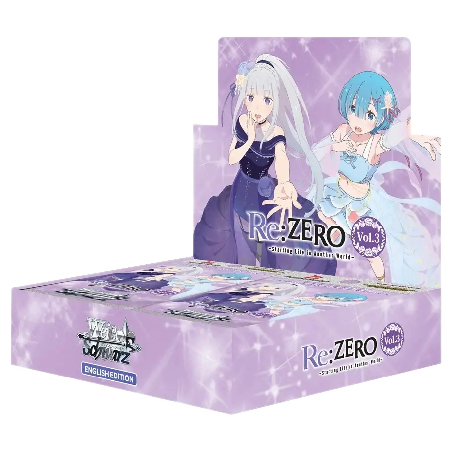 Weiss Schwarz: Re:ZERO -Starting Life in Another World – Vol. 3 Booster Box English