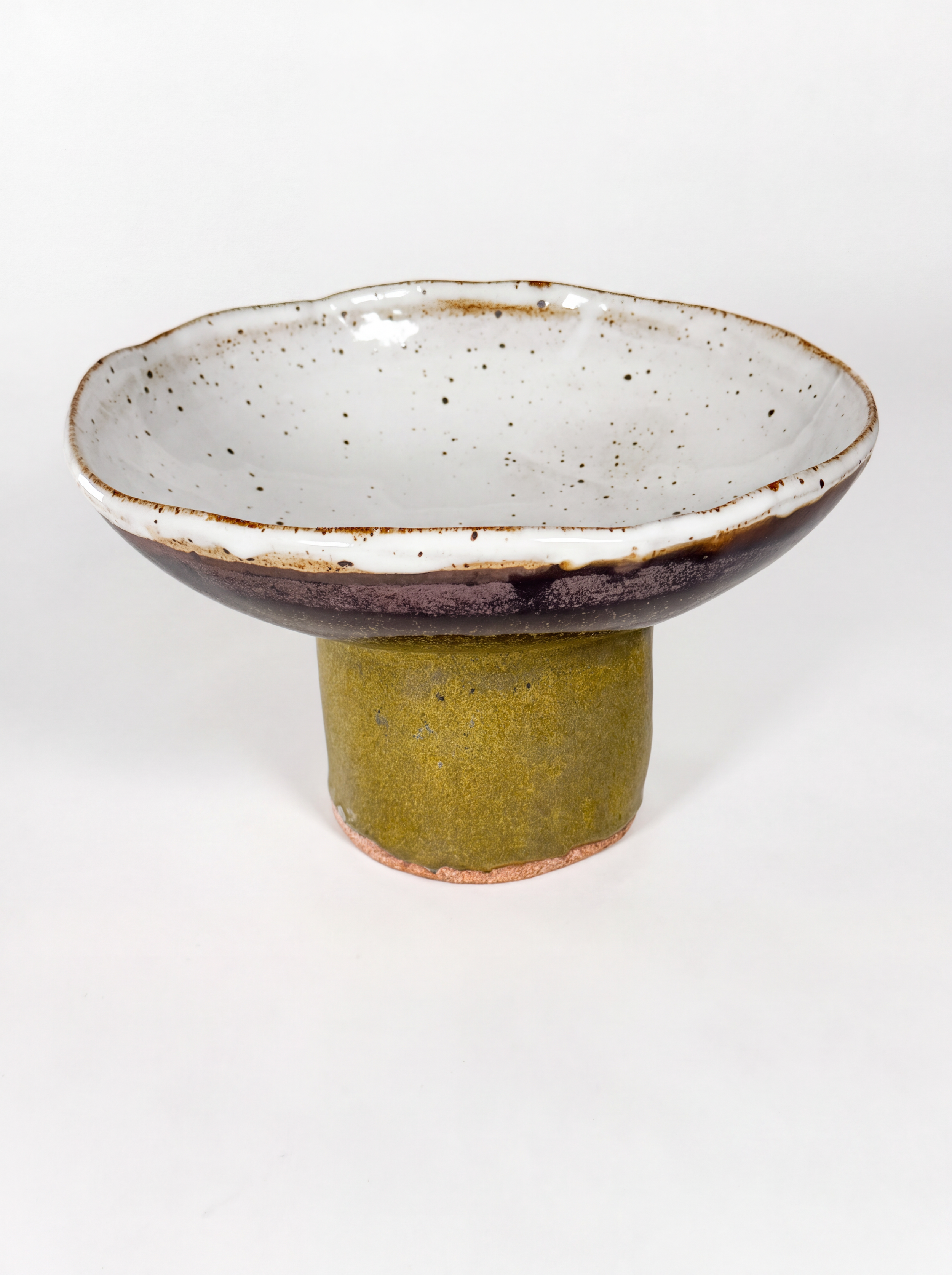 Ungaschpat Oil Spot Handmade Raised Bowl