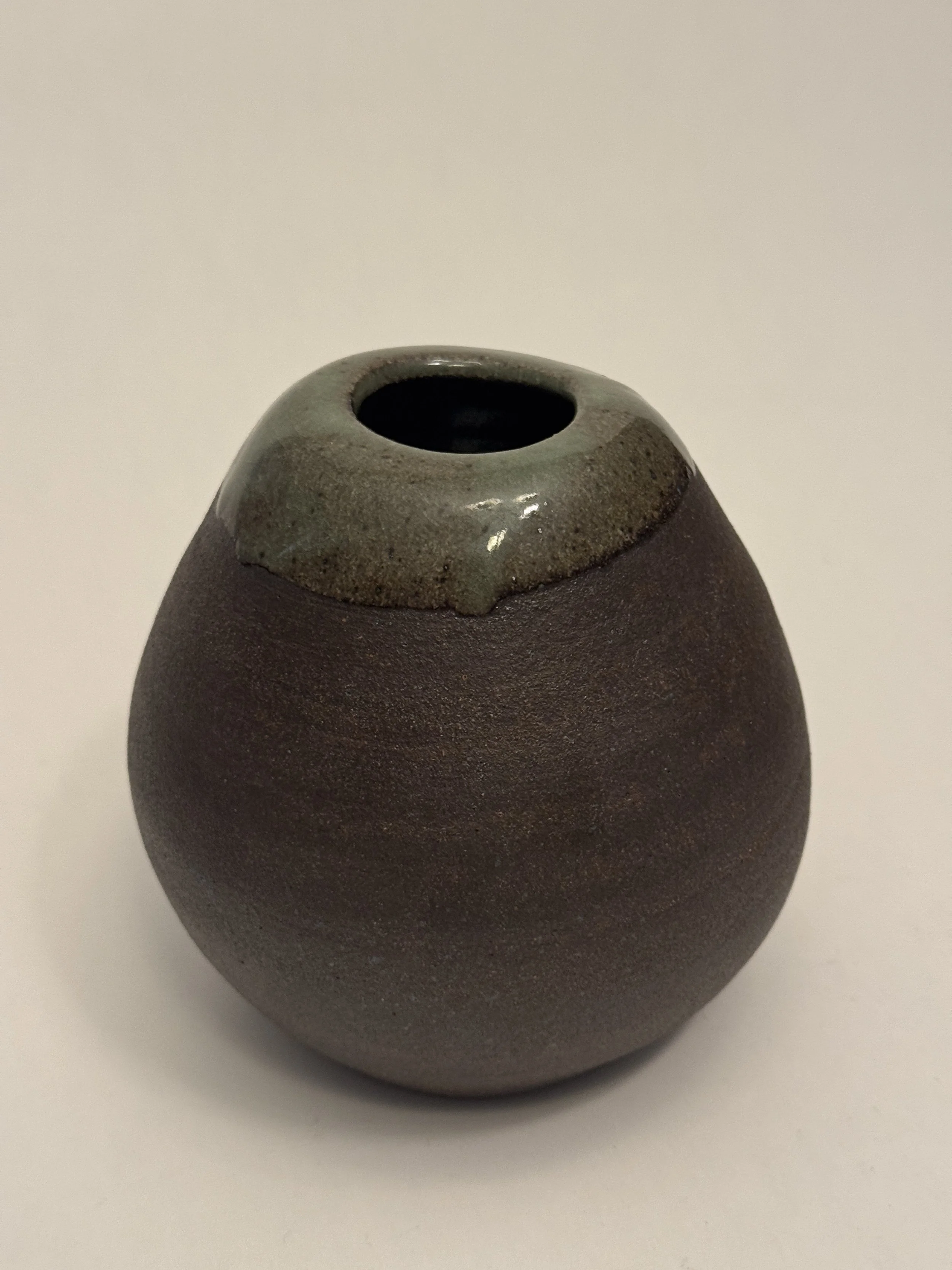 Small Terra Seaglass Teardrop Vase