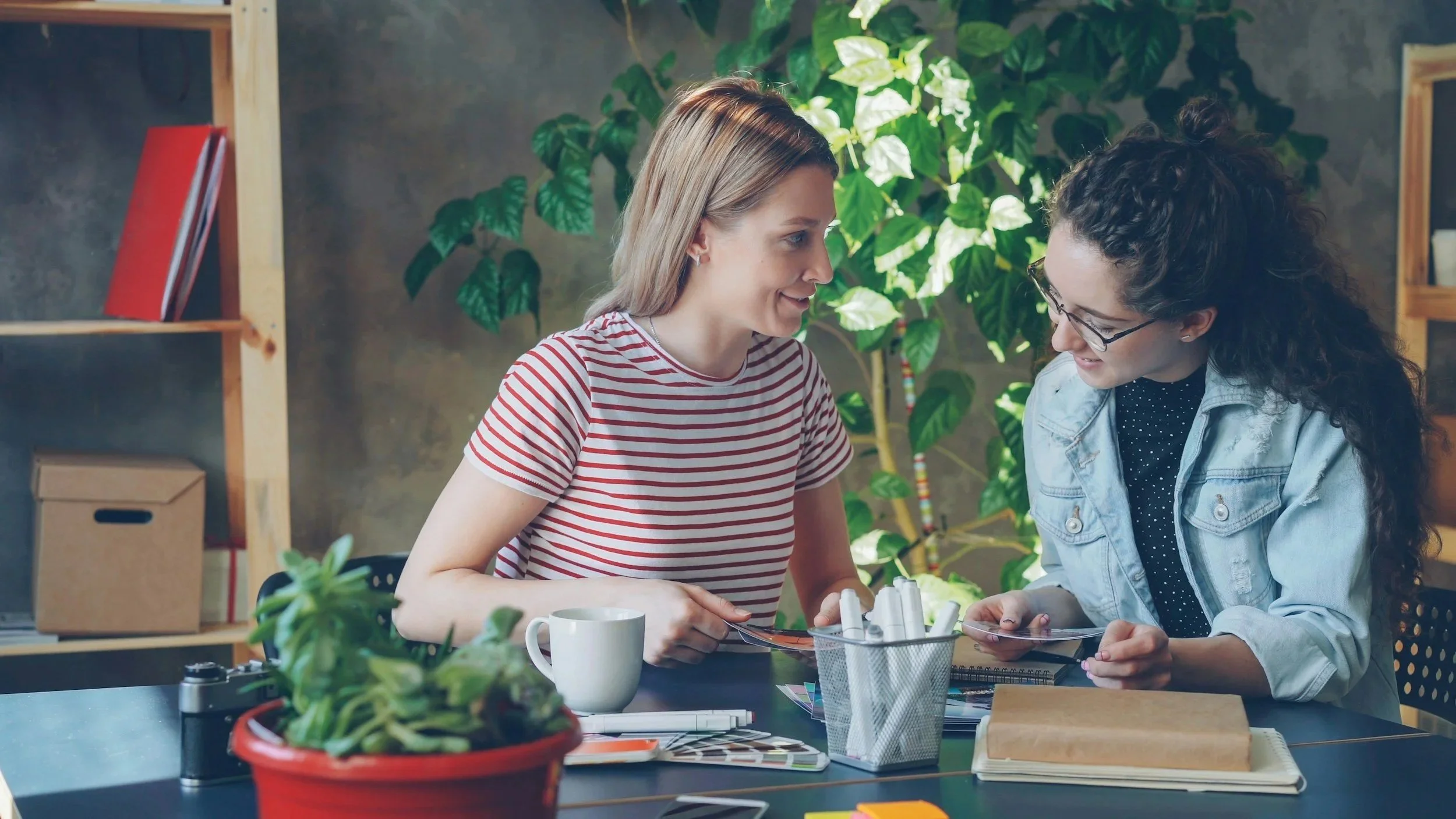 Parent and child using MrBrill homeschool learning resources at home