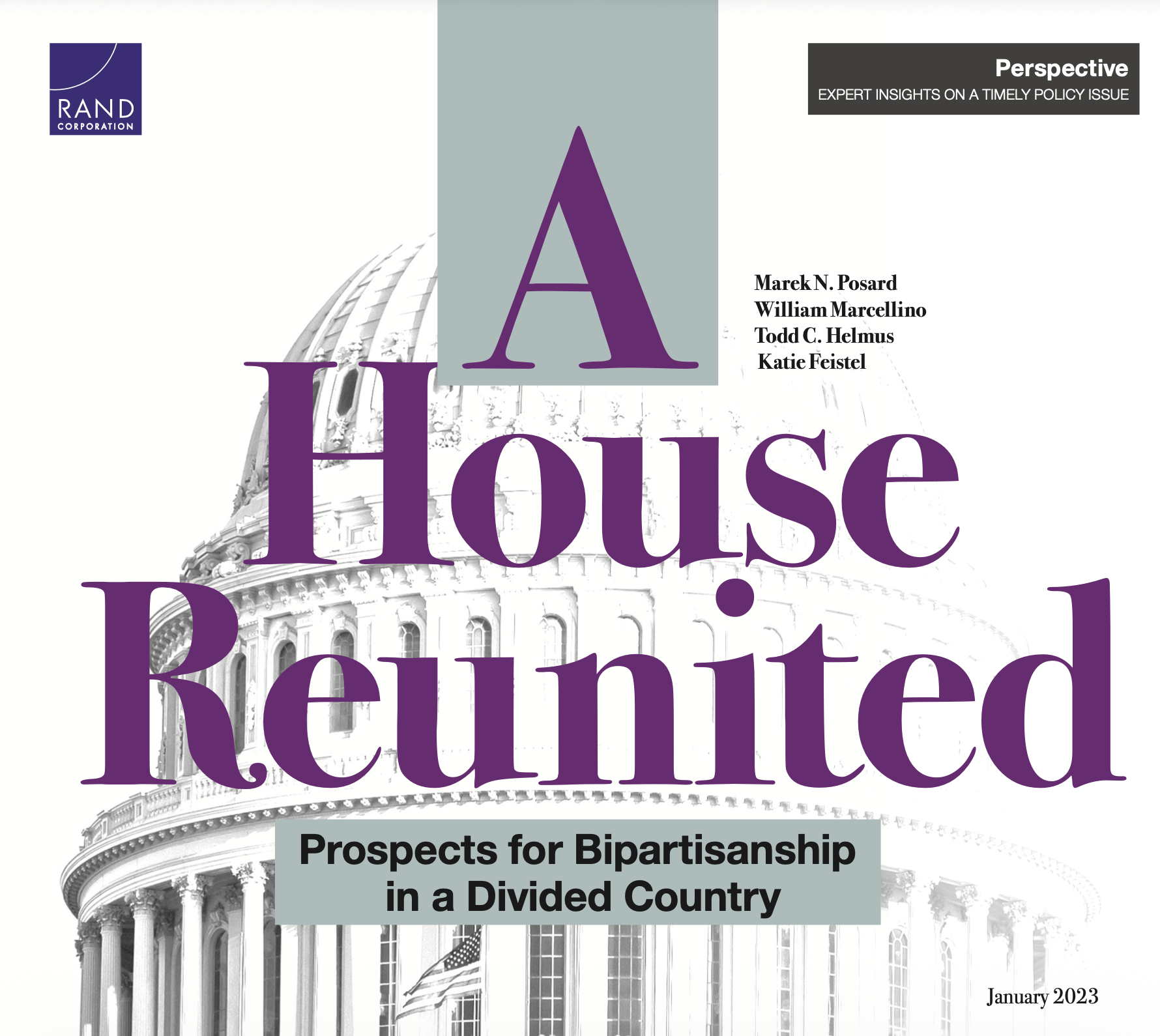 A House Reunited: Prospects for Bipartisanship in a Divided Country