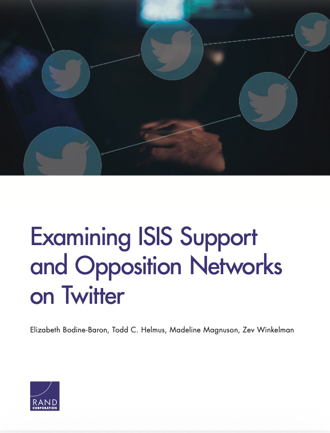 Examining ISIS Support and Opposition Networks on Twitter</span>
