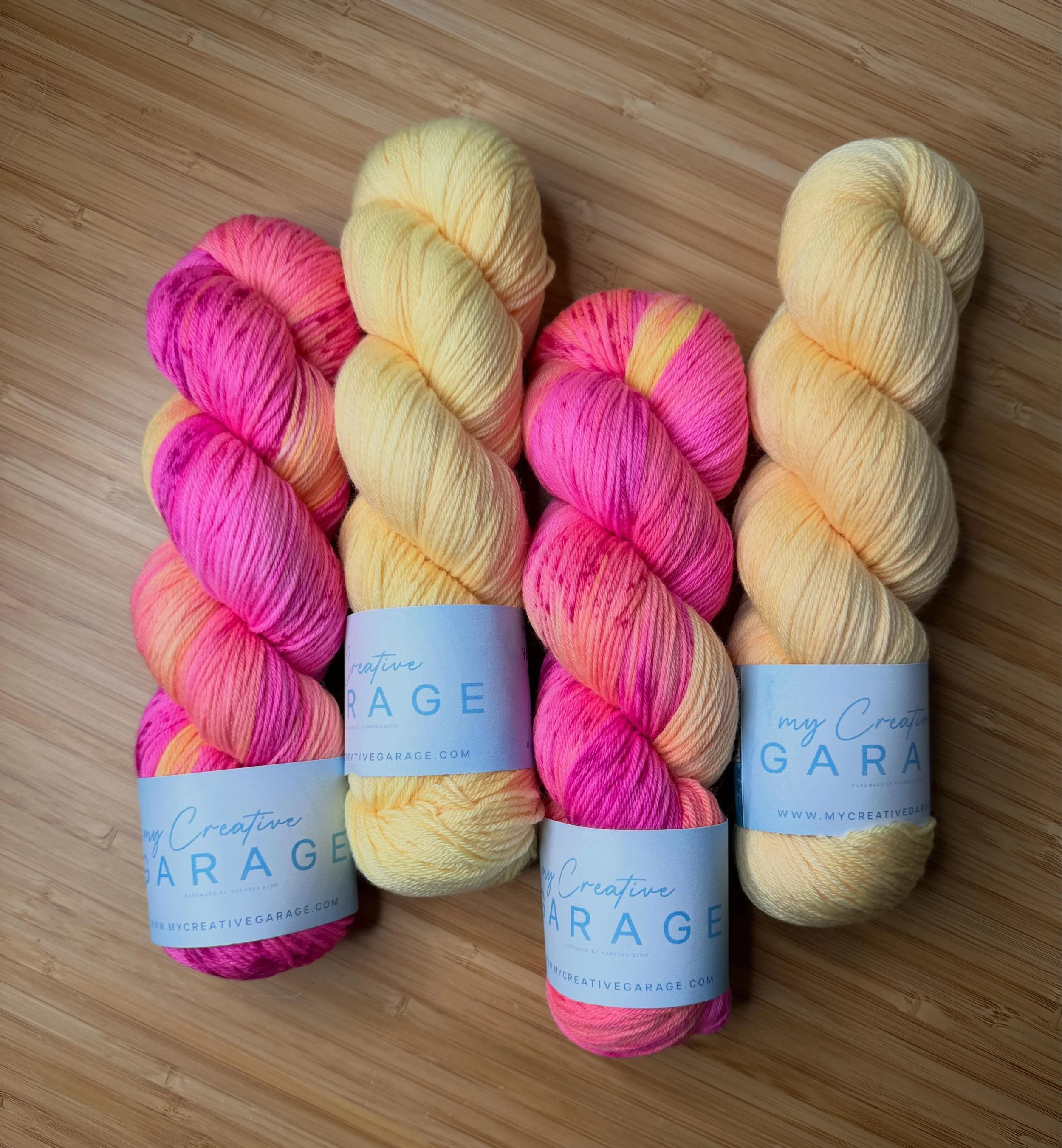 Quick yarn winding session today. I&rsquo;m drooling over the &ldquo;pink lemonade&rdquo; colourway the most. Yum yum yum. This will be Kaleidoscope jumper prototype 2. 
#KaleidoscopeJumper #tunisiancrochet #tunisiancrochetdesigner @mycreativegarage