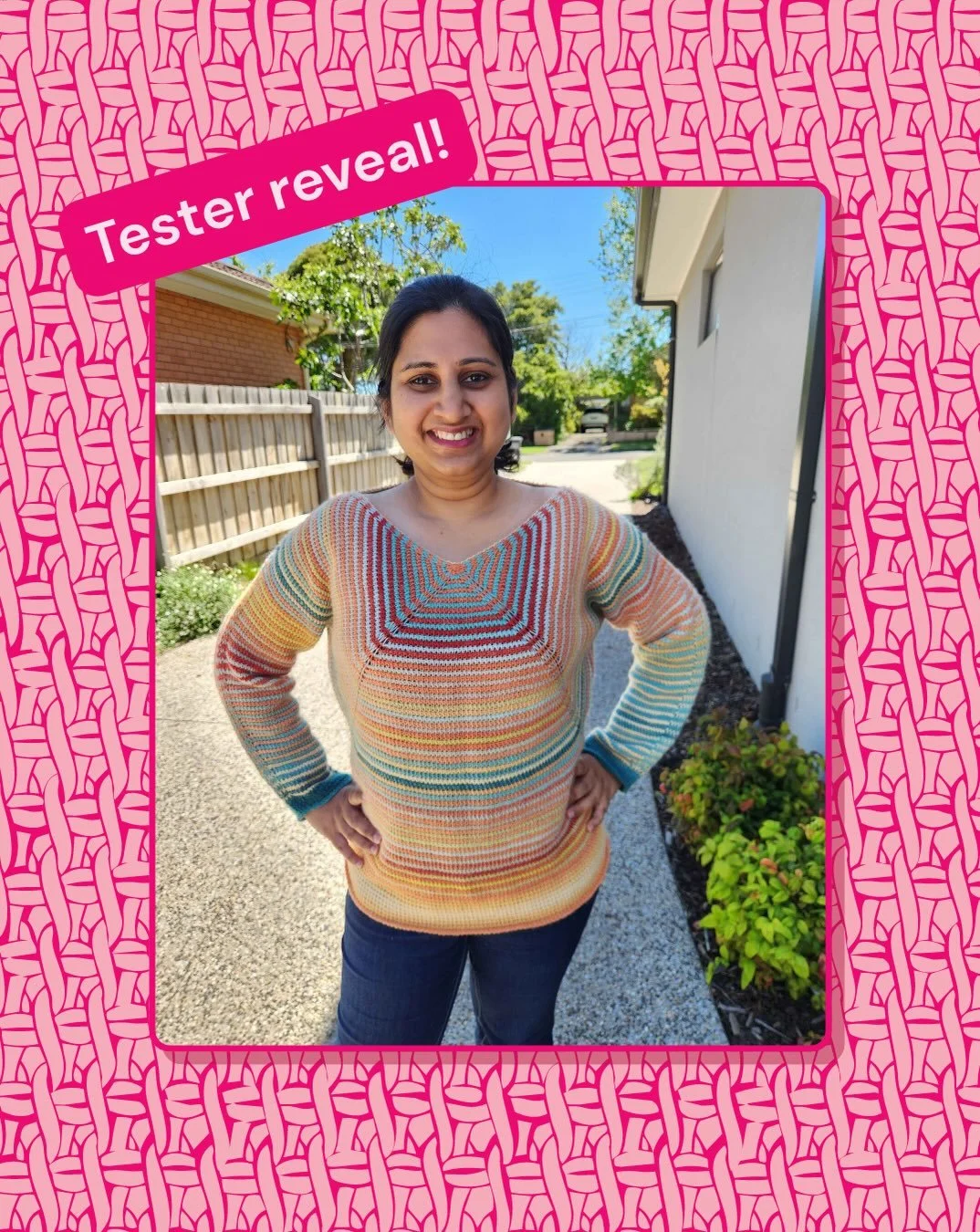 When Arunima, aka @knitterknotter offers to test your pattern you accept immediately. And she smashed it!

Arunima used Knit Picks Chroma fingering in seahorse and solar storm colourways. 

I love the fun colour changes this combo created in her fini
