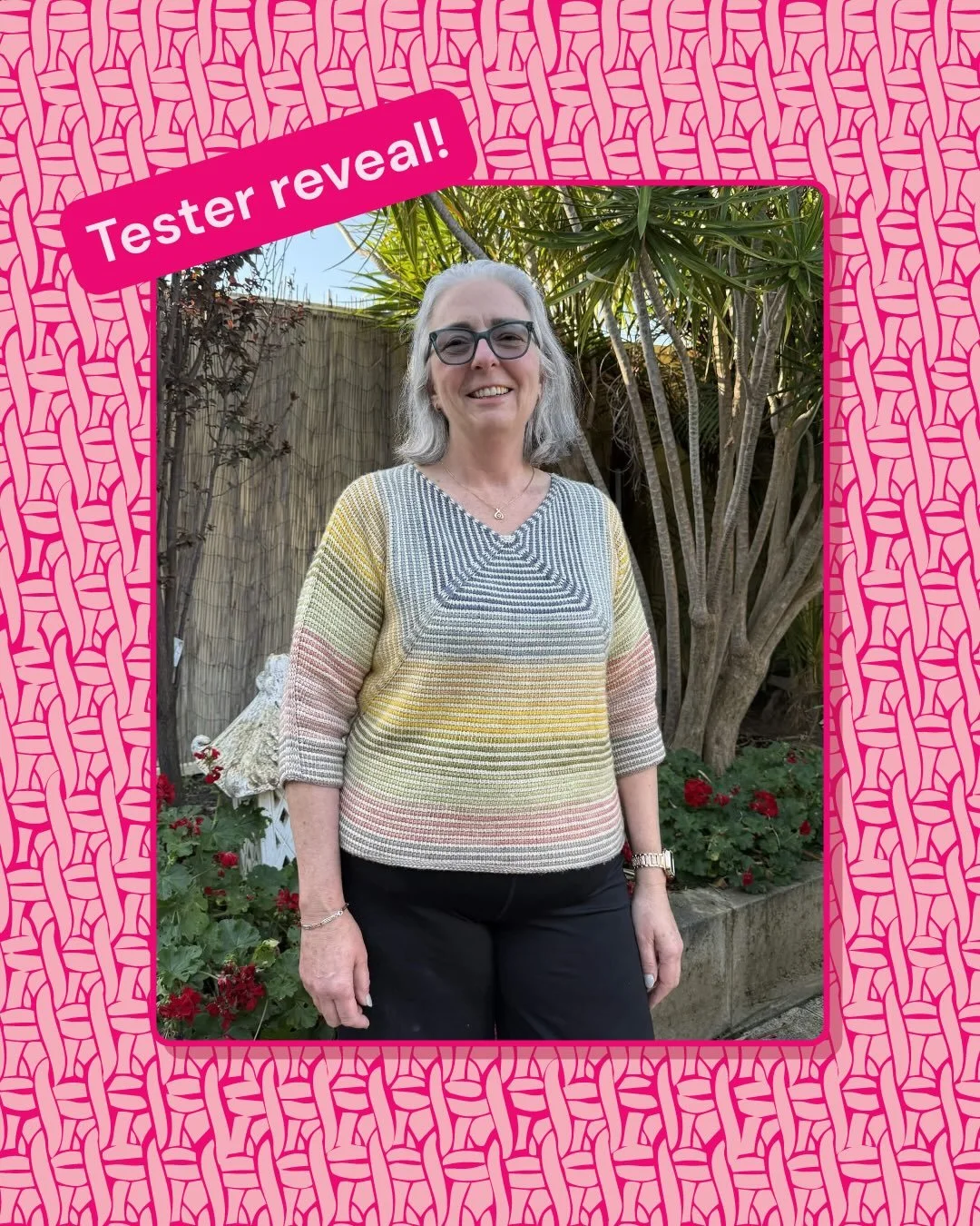 Here is the lovely Lee-Anne wearing her 3/4 sleeve Kaleidoscope using @wastylz artisan sock yarn.
Lee-Anne told me this is her first &ldquo;non flat scarf&rdquo; make in Tunisian crochet. There were some challenges for her@but she rose to them beauti