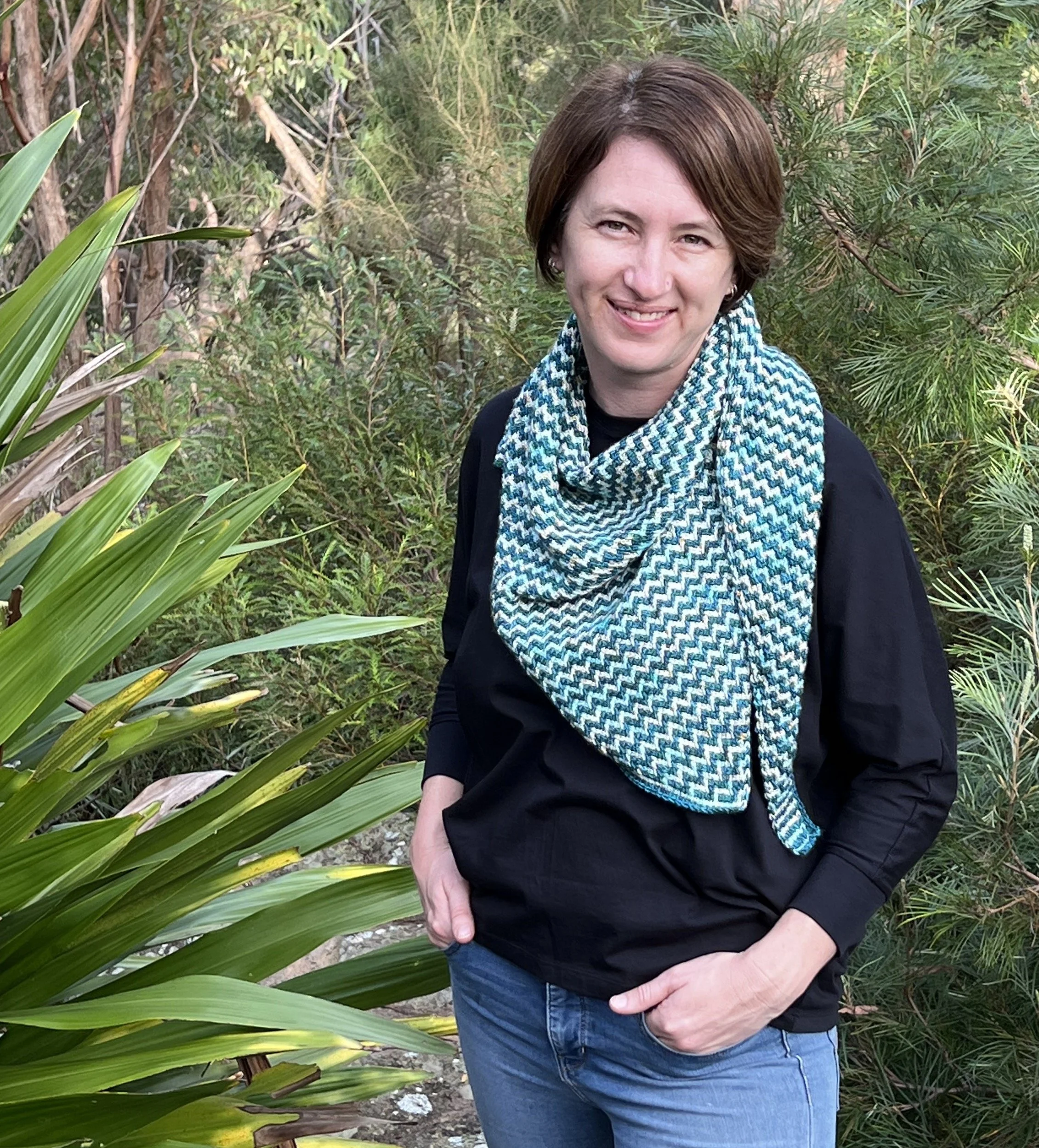 Jagged Little Mosaic Shawl