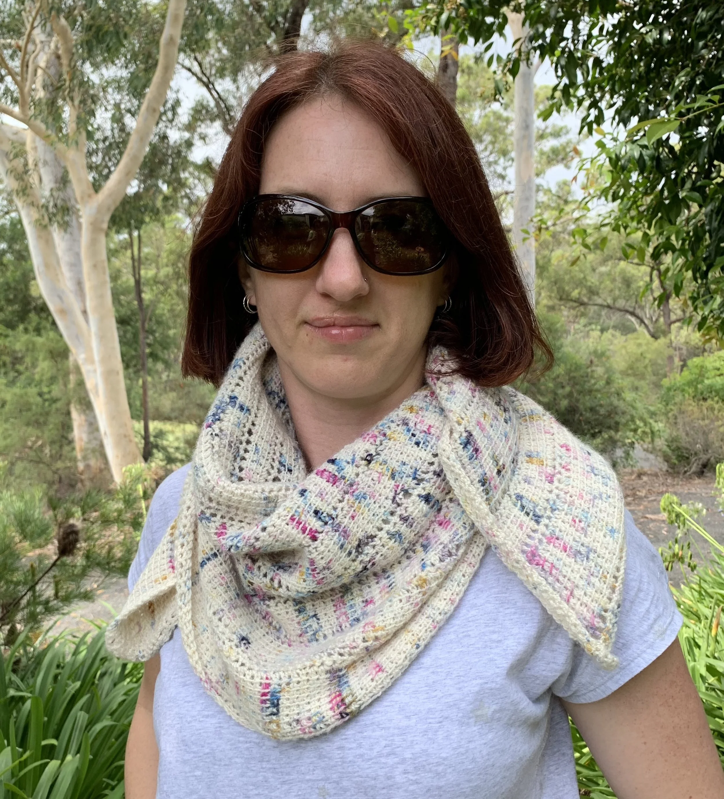 Wattle Arc Shawl
