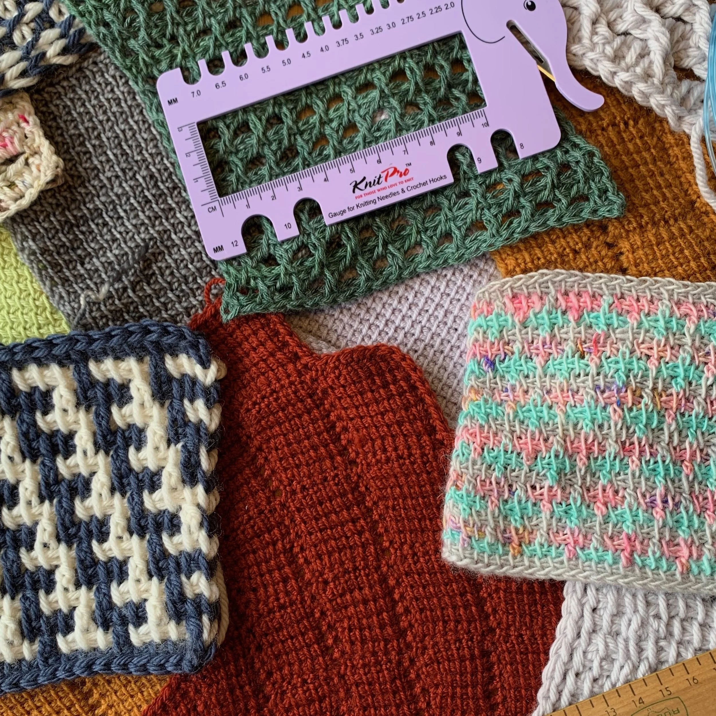 Swatching, tension & blocking