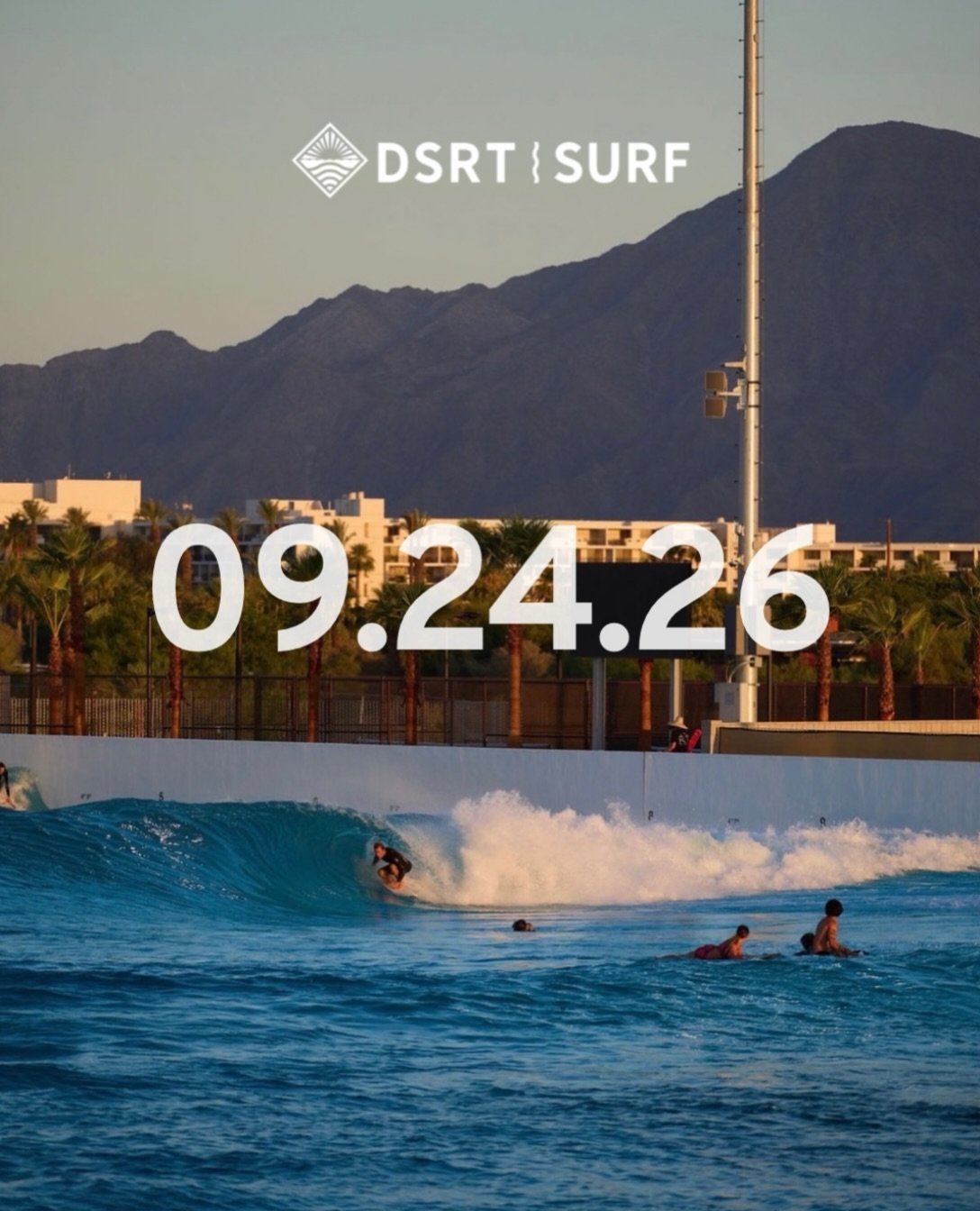 The date you have all been waiting for.. Calendar 📅 drops tomorrow! 🌊 09.24.26 | 5:00 PM PST

 🤙 SESSION GIVEAWAY 🤙

🎟️ WHAT YOU&rsquo;LL WIN
✅ 2 sessions to DSRT Surf

⚠️ IMPORTANT GIVEAWAY RULES 
🚫 Tickets cannot be resold or transferred for 