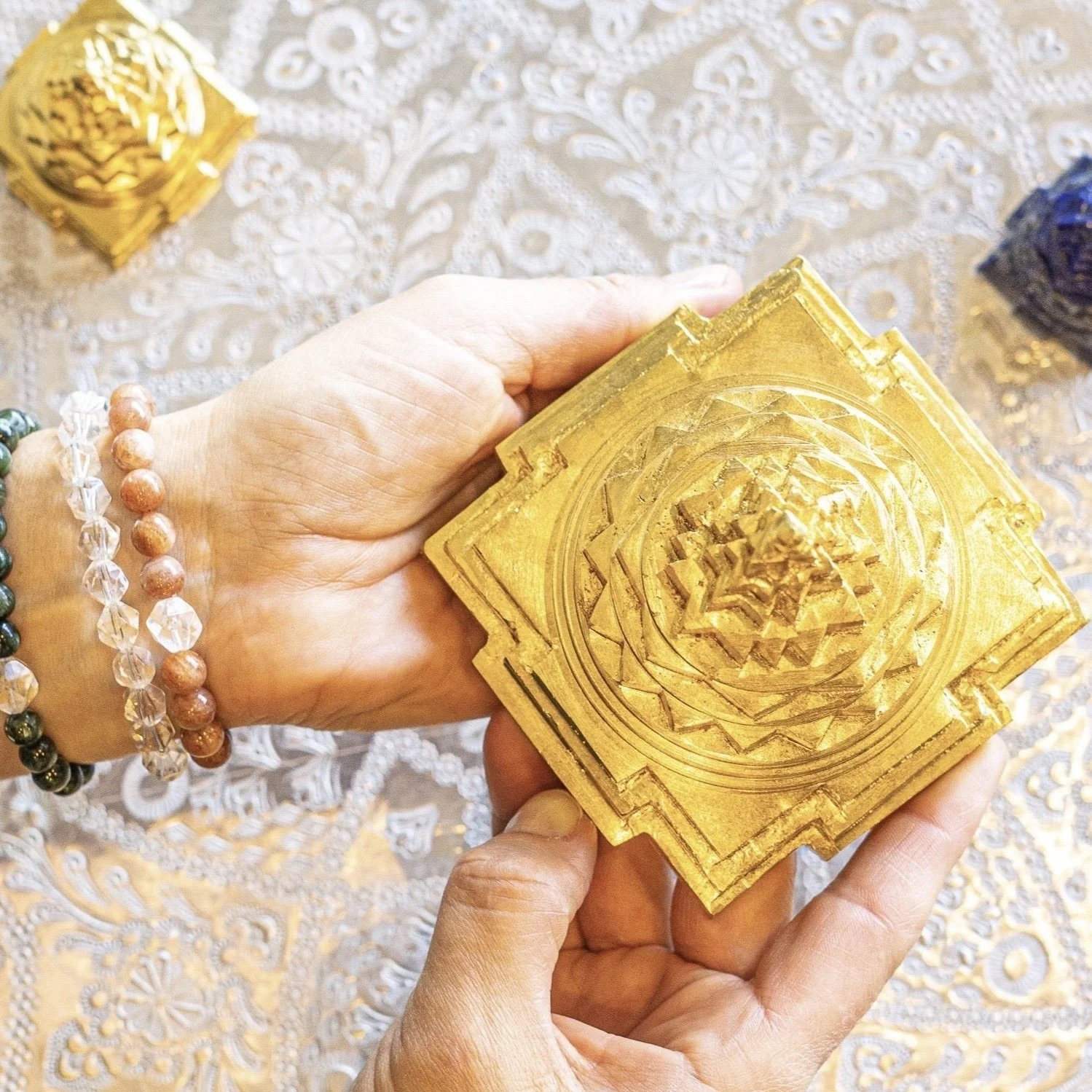 Sri Yantra Panch Dhatu ( combining 5 metals)