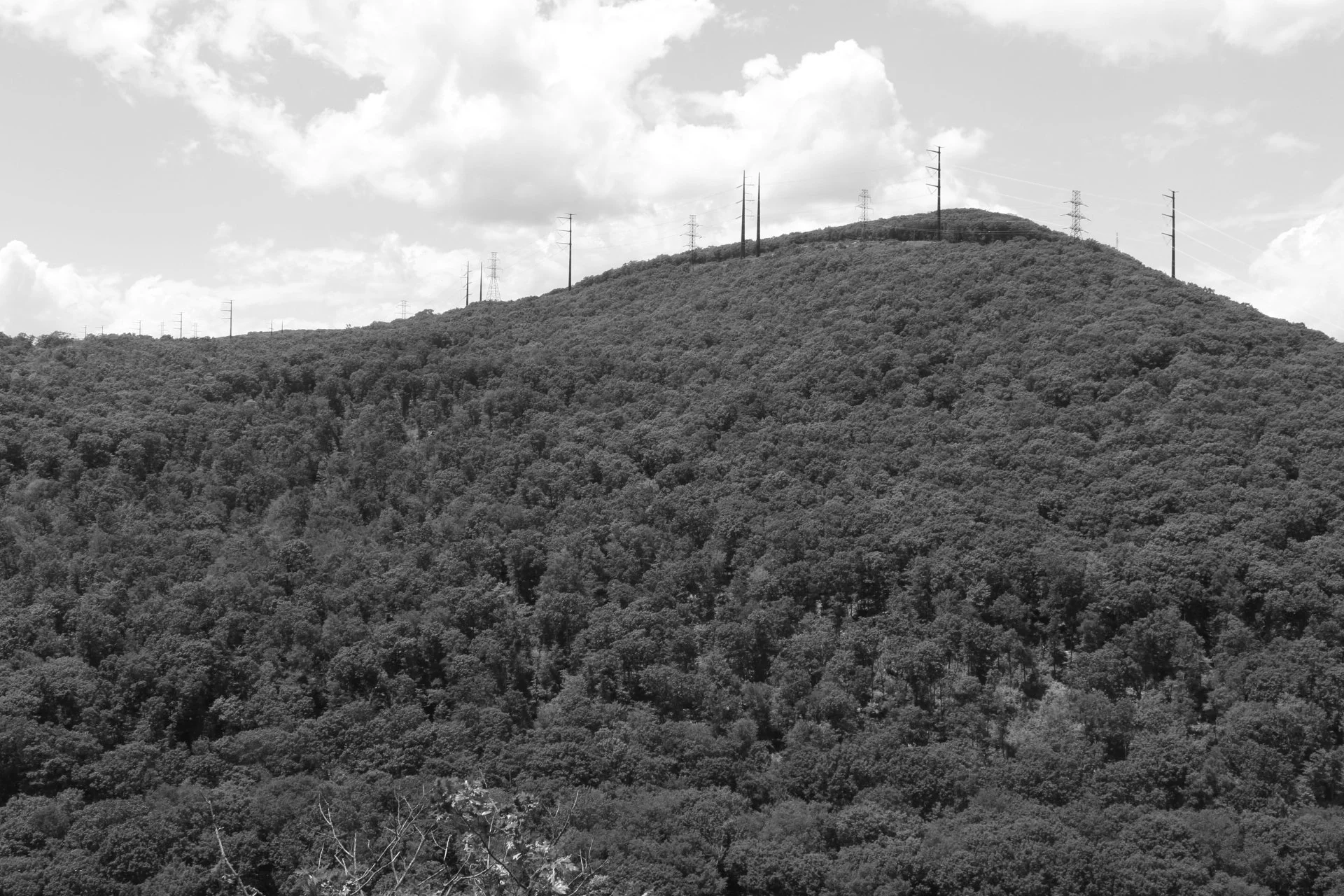 An image of West Mountain in Scranton, PA taken by Joshua K. Burke in 2017.
