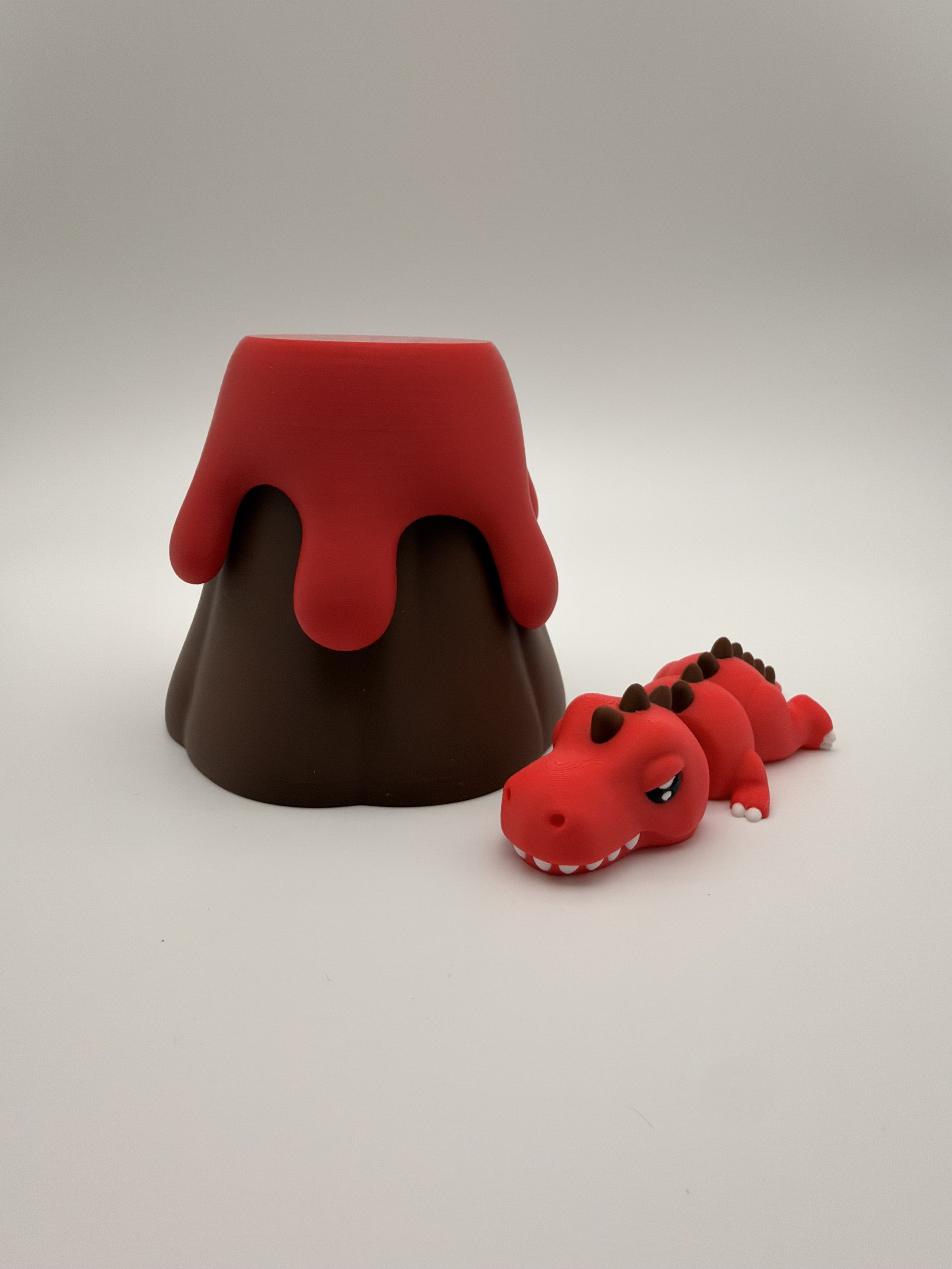 T-Rex w/ Volcano