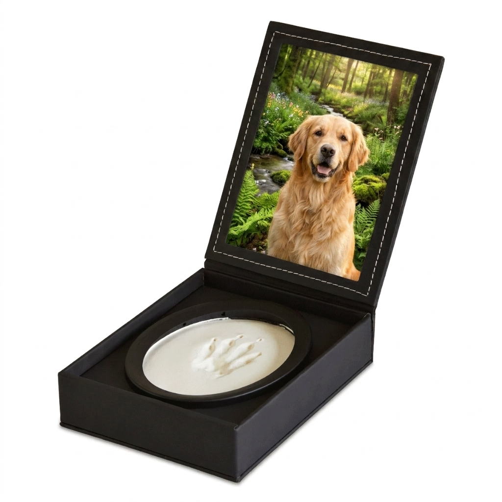 Clay Paw Print - Flip Open