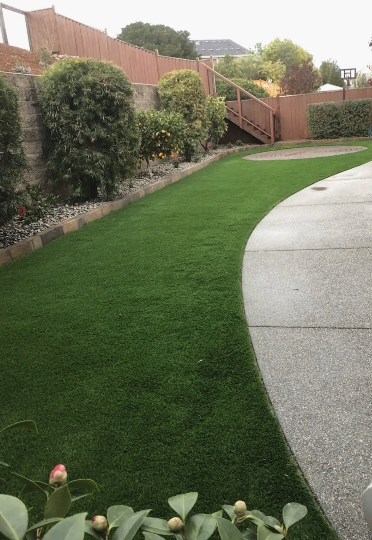 Turf installation
