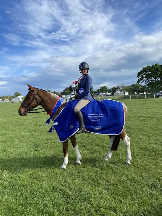 Champion Open Pony Hunter 2025
Amelia Mayberry and Kolour Me