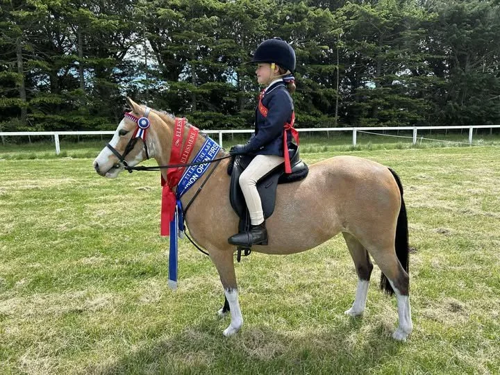 Champion First Ridden Pony
Blake Sualala and Springleigh Cover Girl