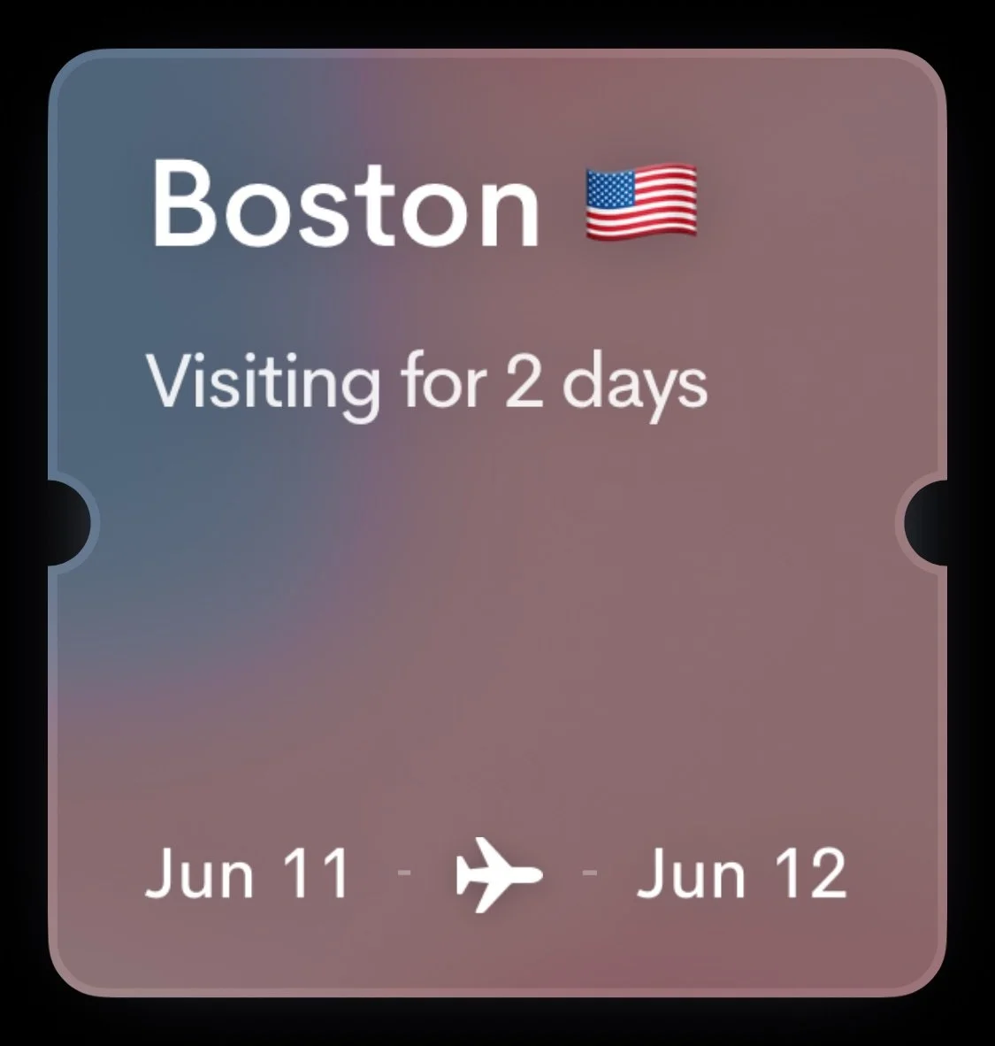 Boston Getaway